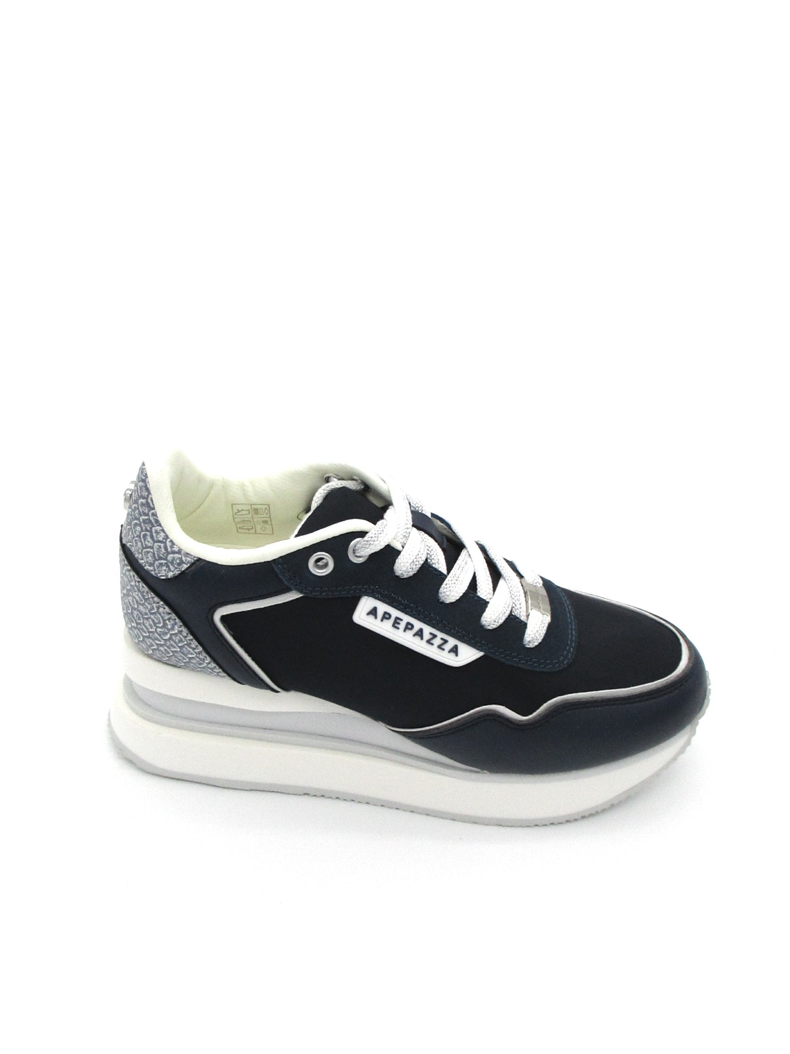 Sneaker donna running Apepazza Marghe Navy