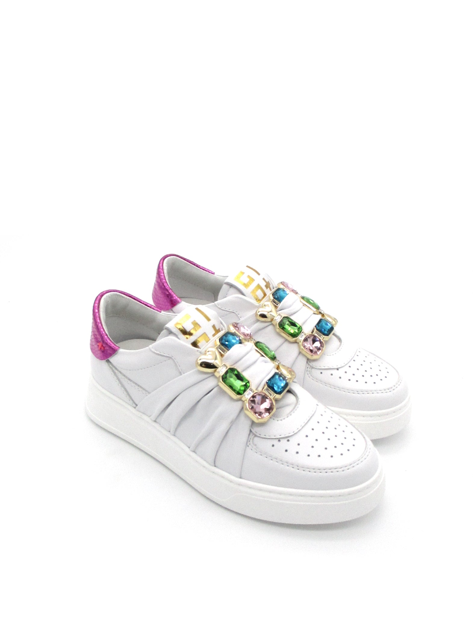 Sneaker pelle donna GIO+ Combi Luxury White - ADA39 -