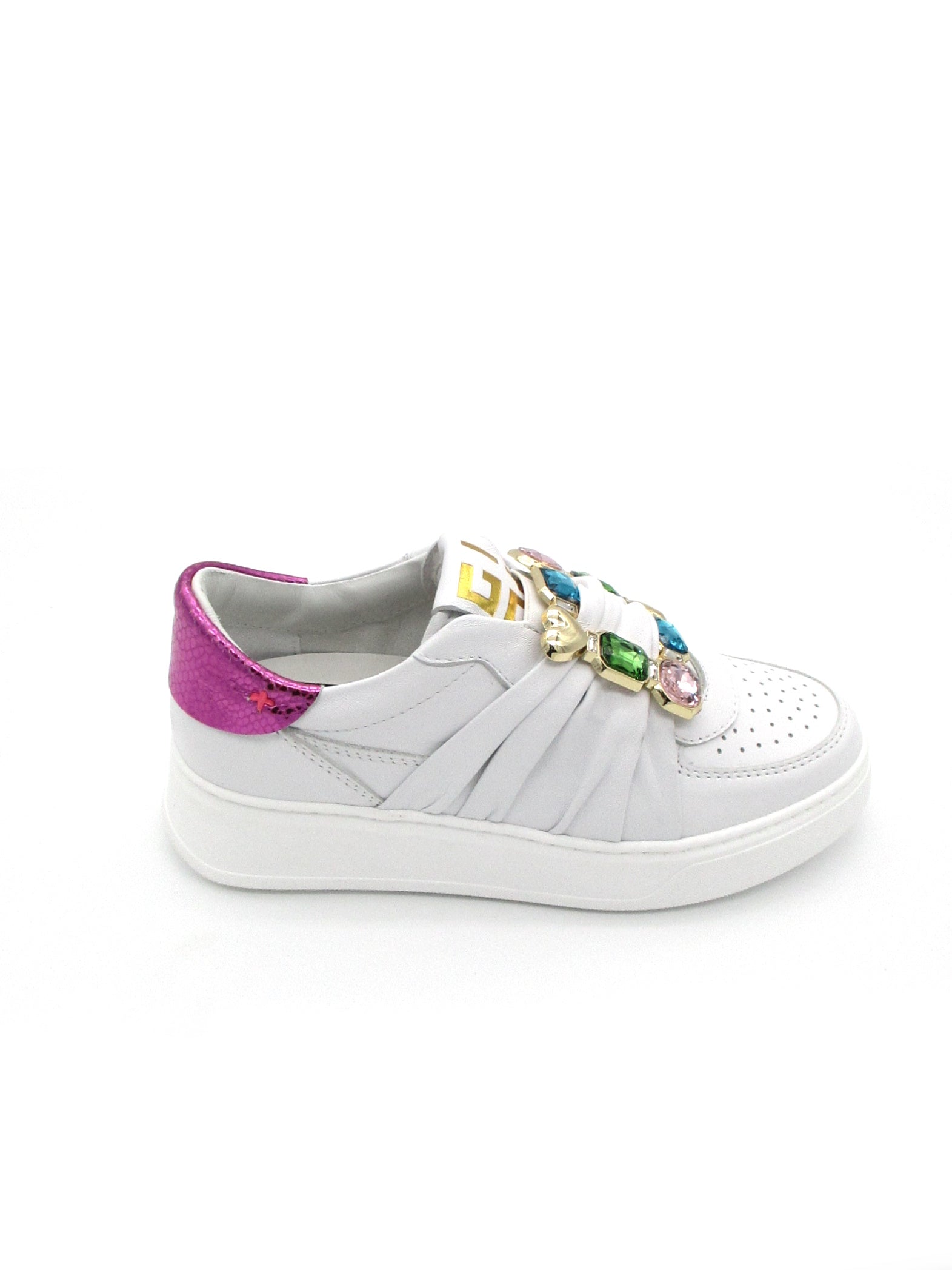 Sneaker pelle donna GIO+ Combi Luxury White - ADA39 -