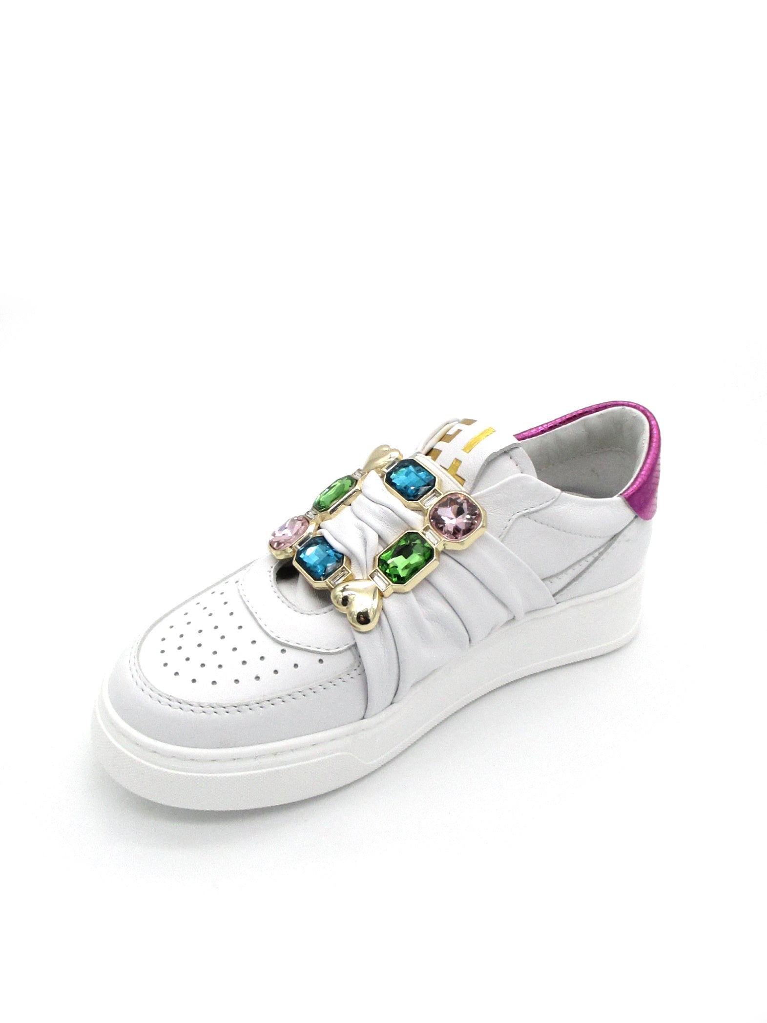 Sneaker pelle donna GIO+ Combi Luxury White - ADA39 -