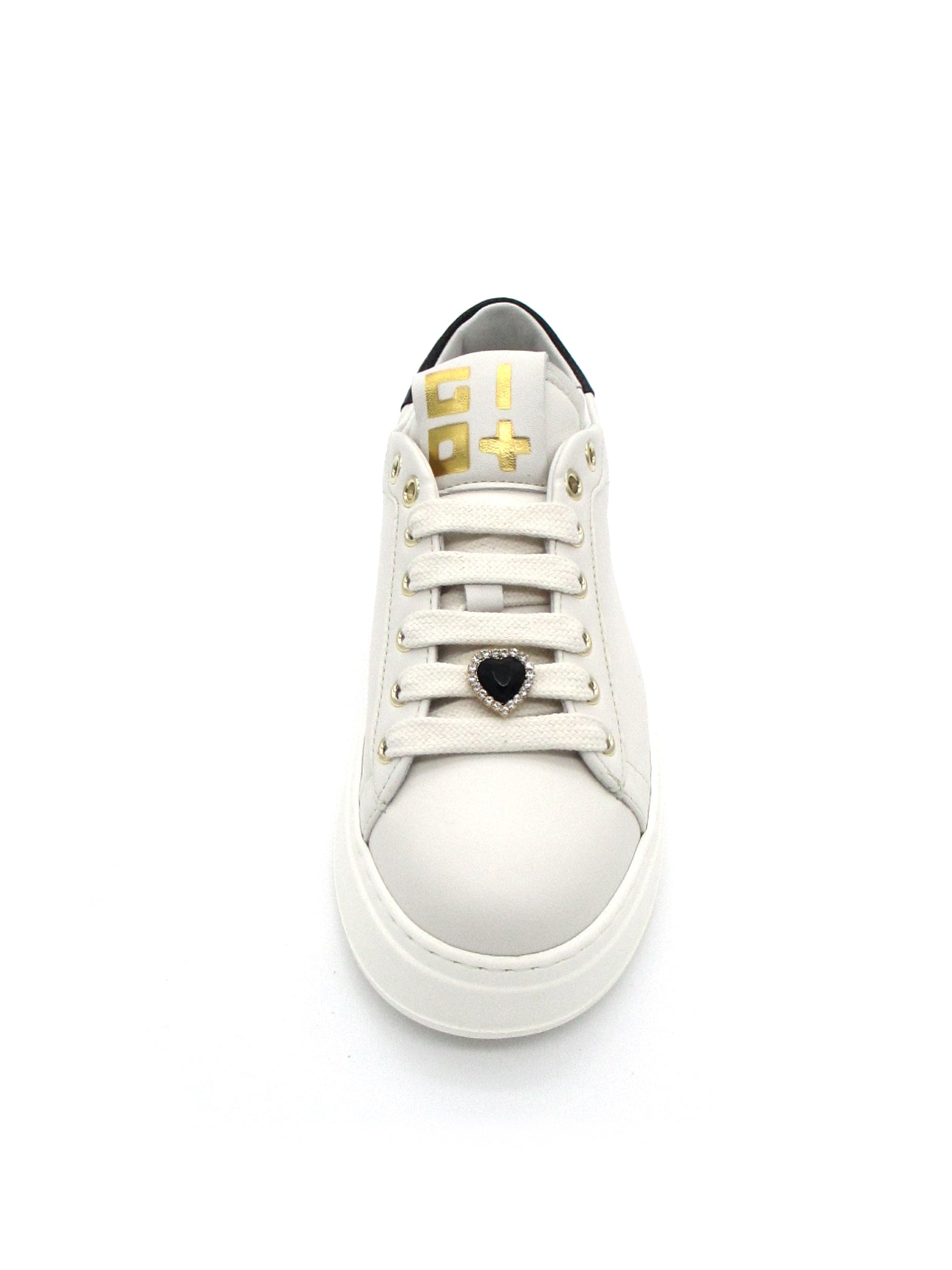 Sneaker pelle donna GIO+ PIA 54 combi Cuore Latte