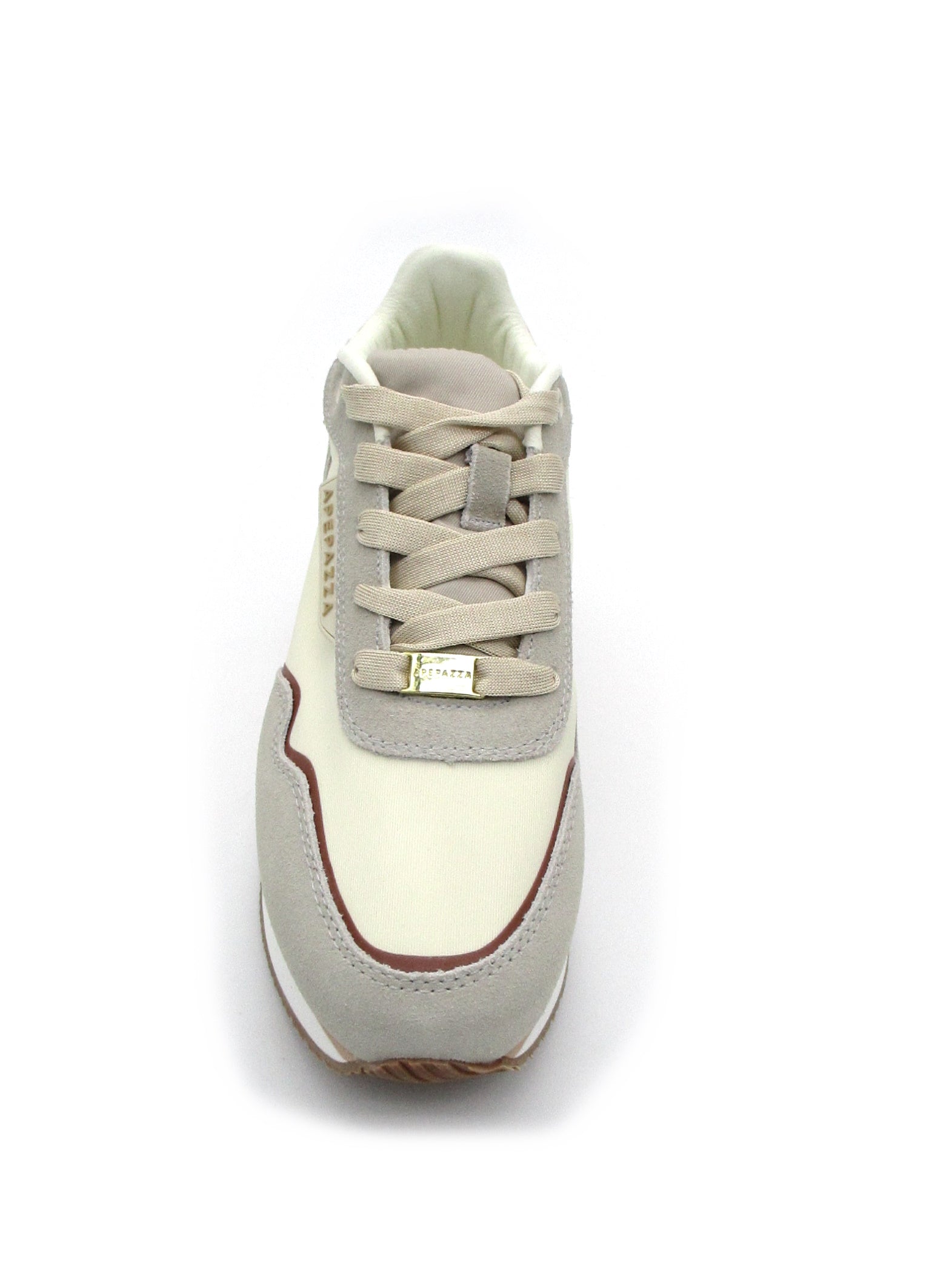 Sneaker donna running Apepazza Marghe Cream