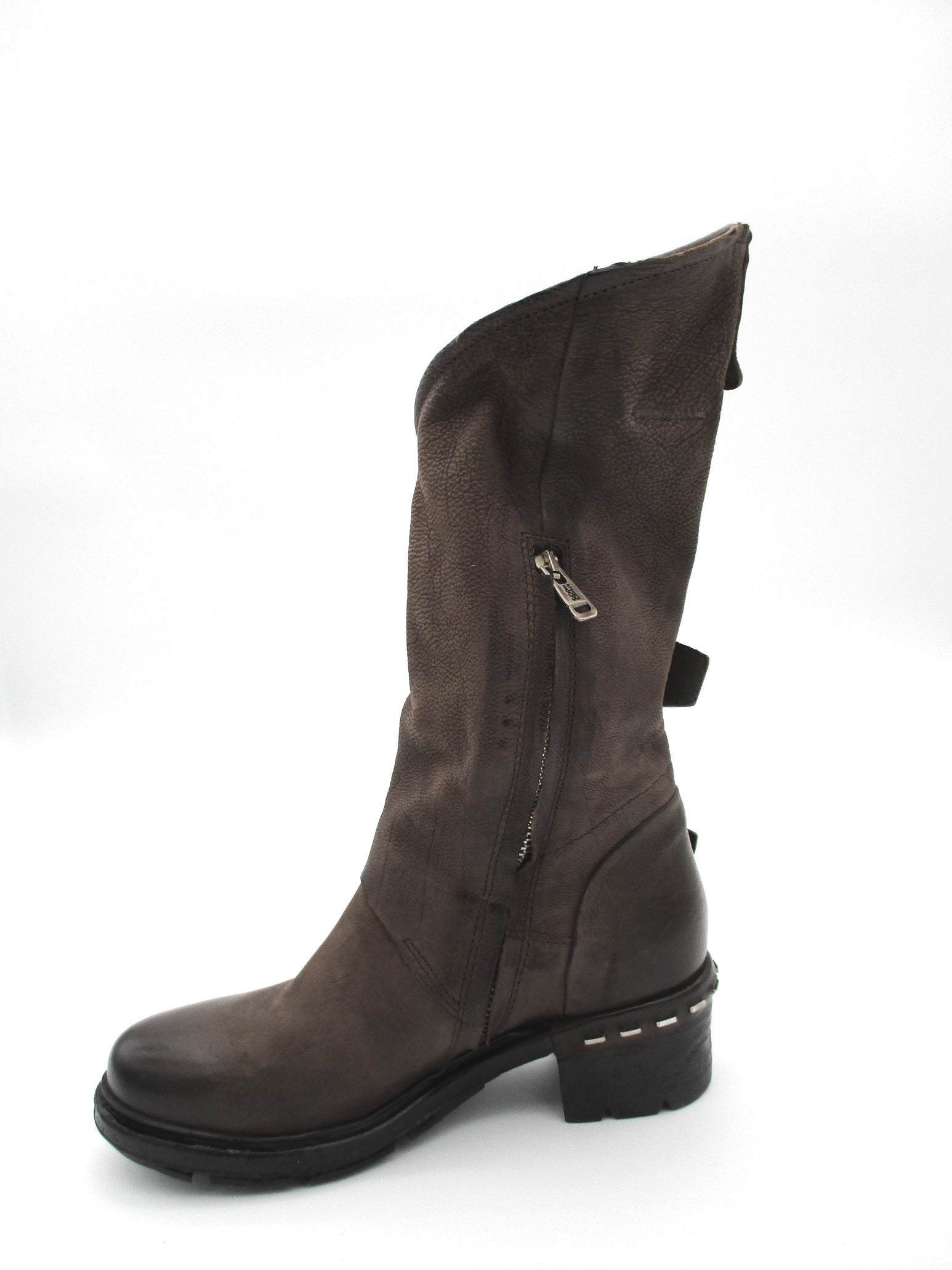 Stivale pelle donna AS98 A52308 Fondente