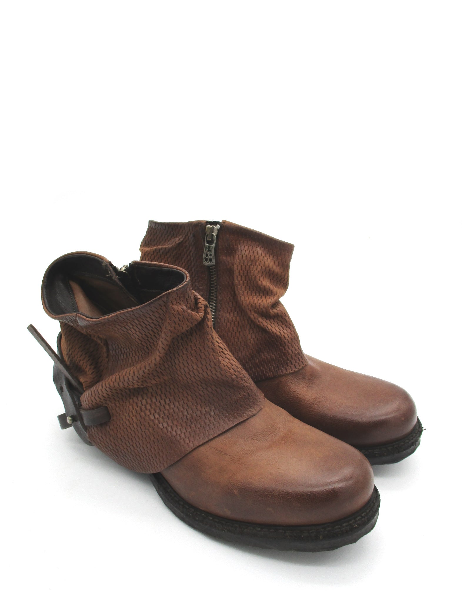 Stivaletto pelle donna AS98 Cuoio - 717297 -