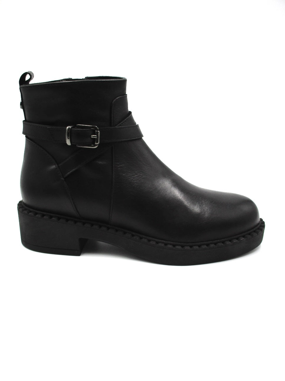 Stivaletto pelle donna Albano 1020 nero
