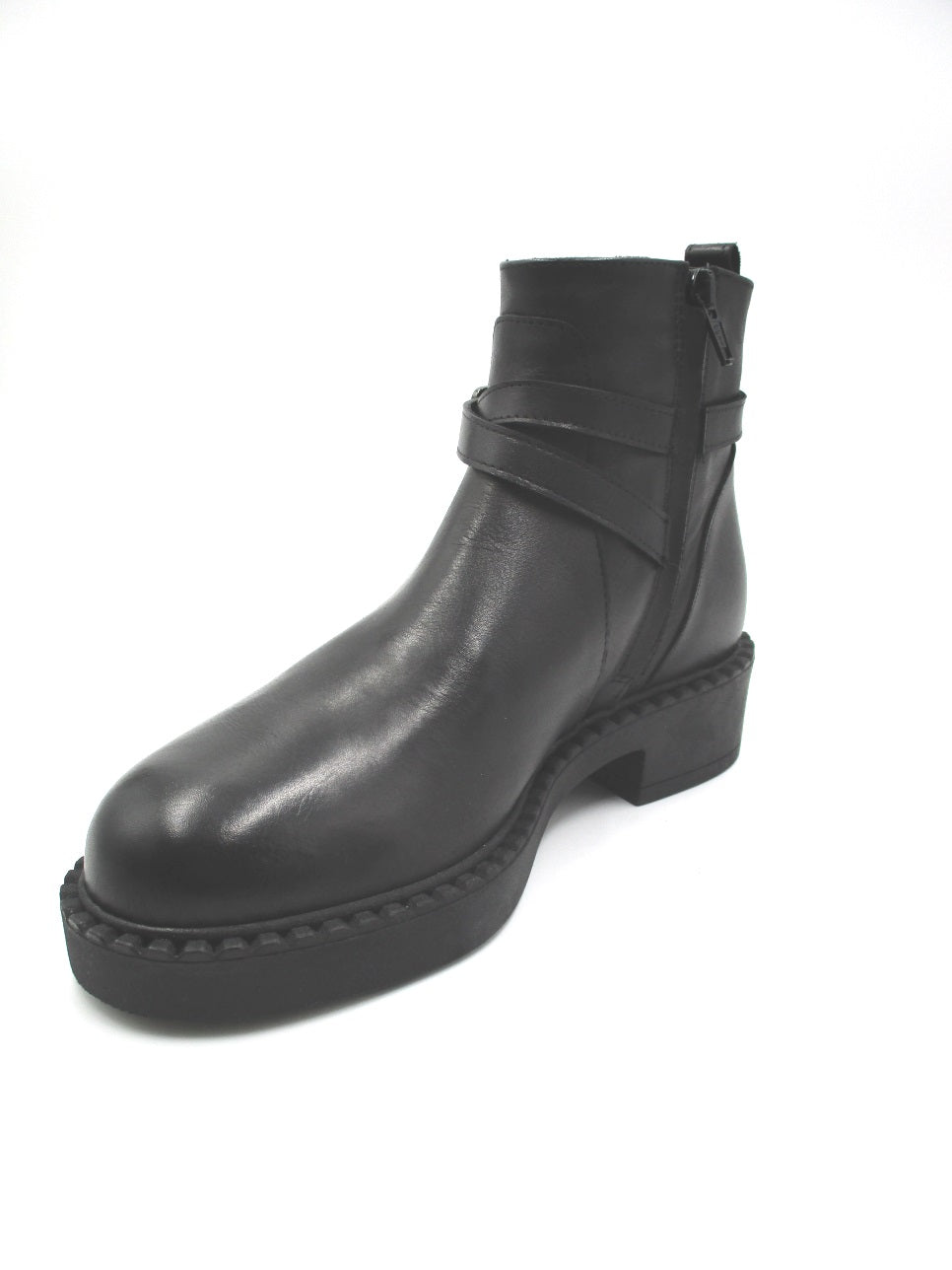 Stivaletto pelle donna Albano 1020 nero