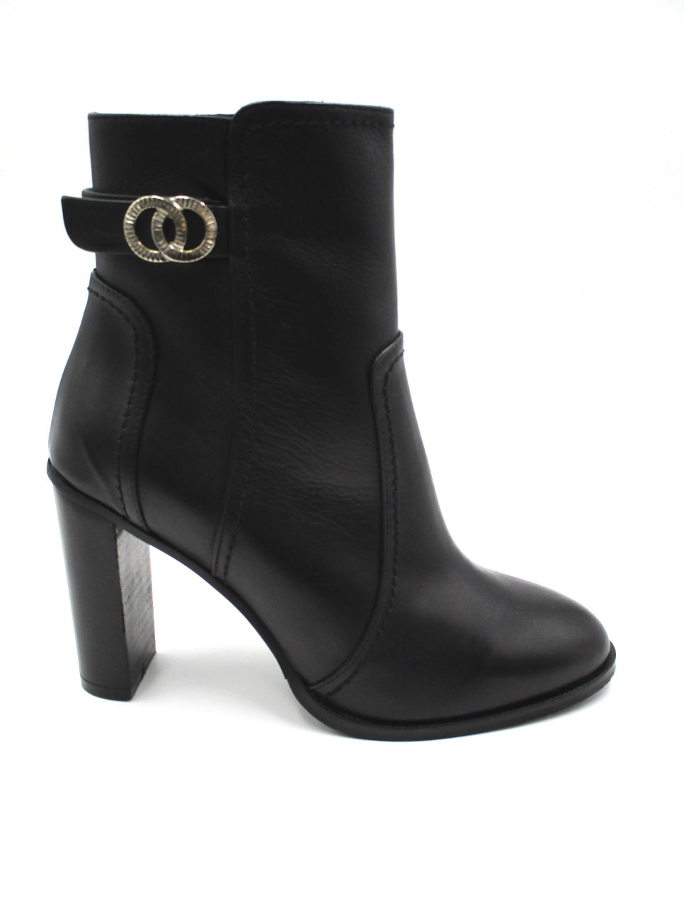 Stivaletto pelle donna Albano 1029 nero
