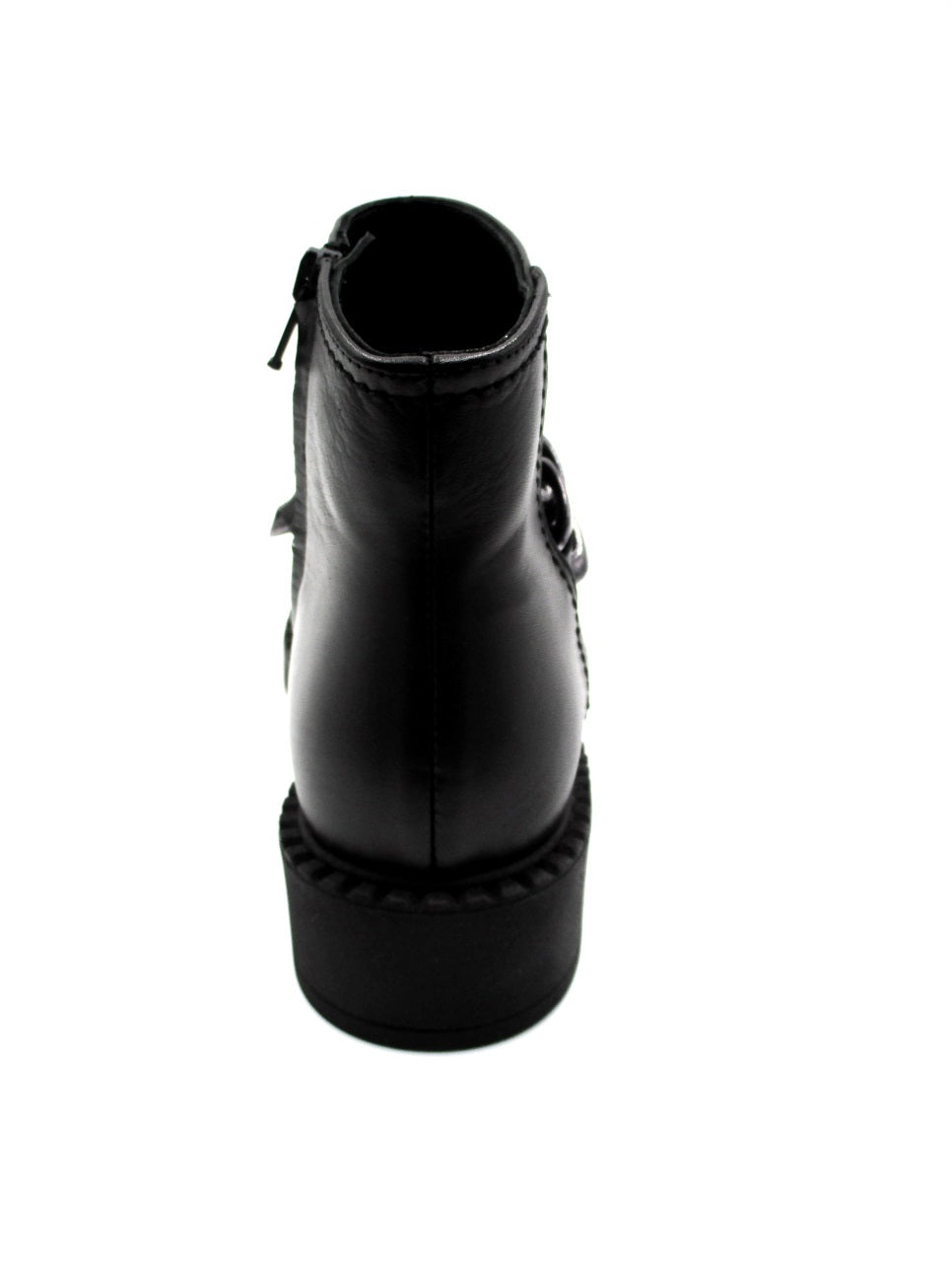 Stivaletto pelle donna Albano 2025 nero