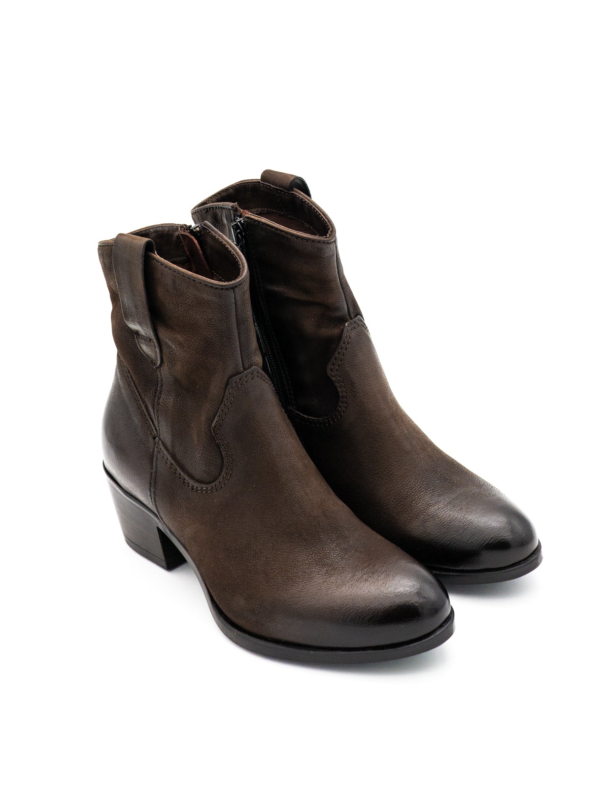 Stivaletto pelle donna MJUS 184249 Moka