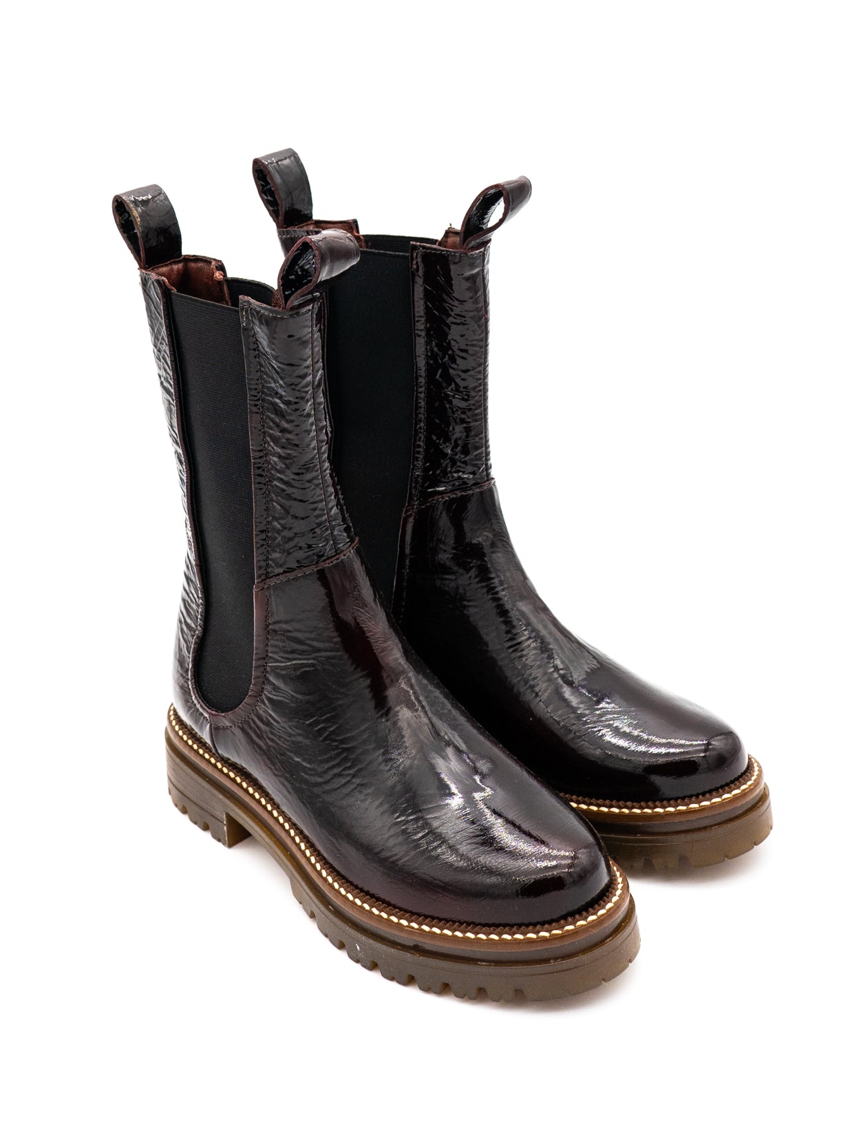 Stivale pelle donna MJUS M83205 Bordo