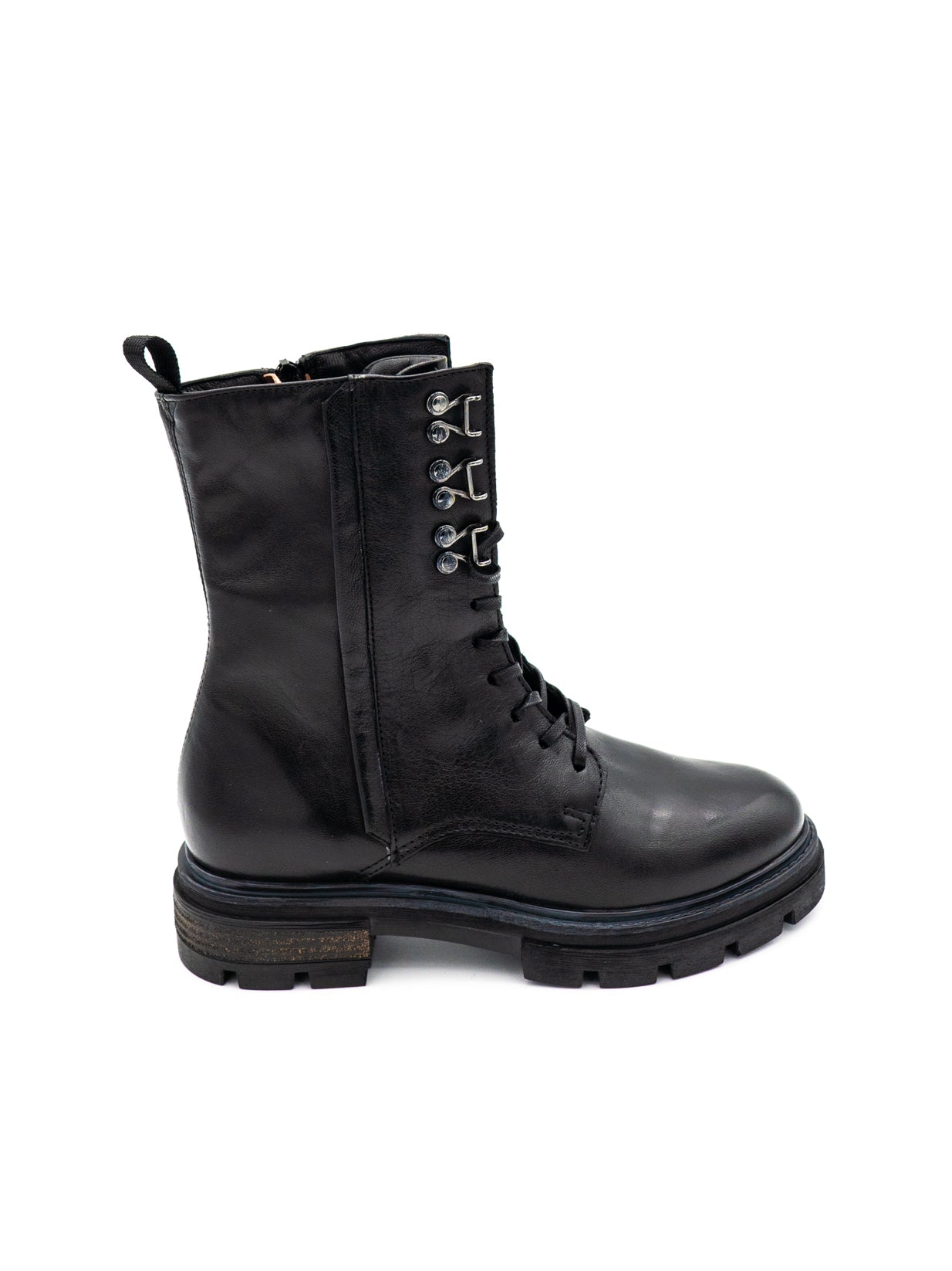 Anfibio pelle donna Mjus P31201 nero