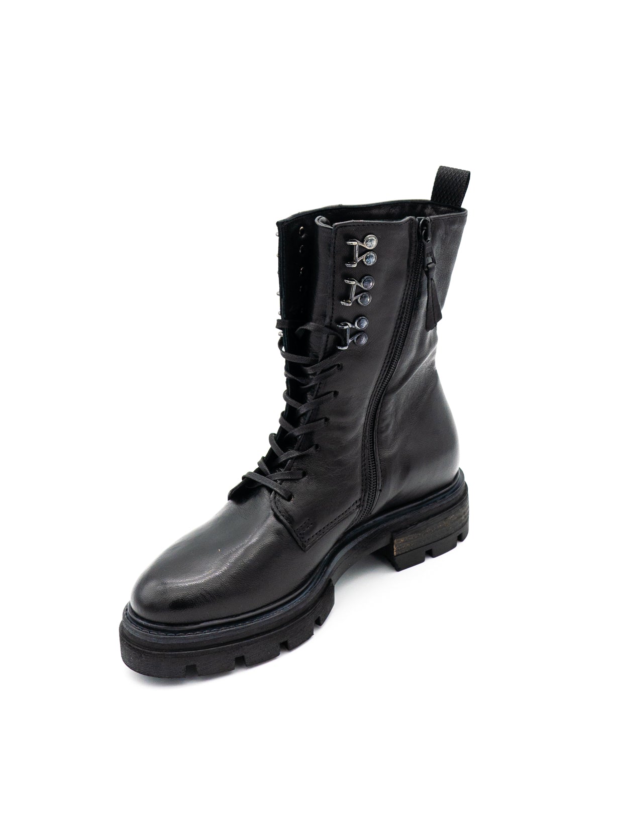 Anfibio pelle donna Mjus P31201 nero