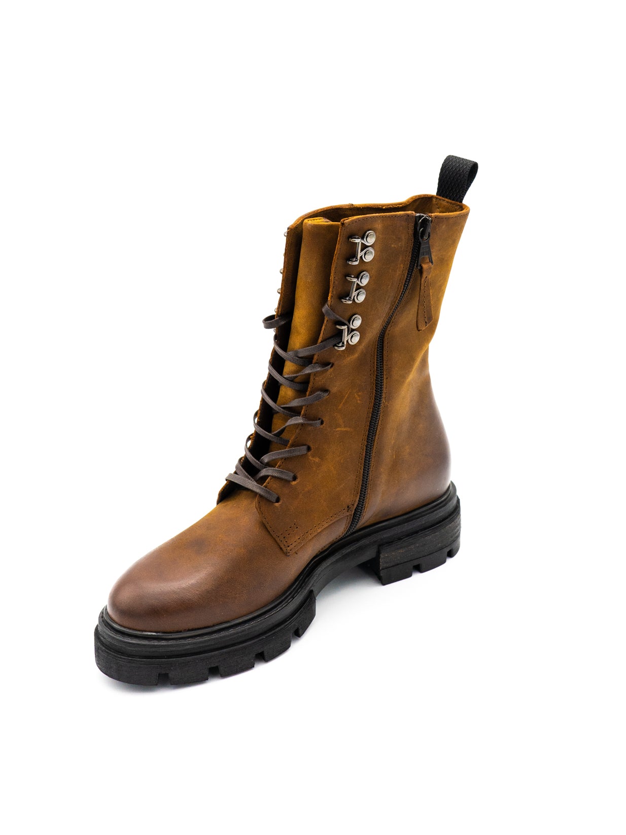 Anfibio pelle donna Mjus P31201 brandy