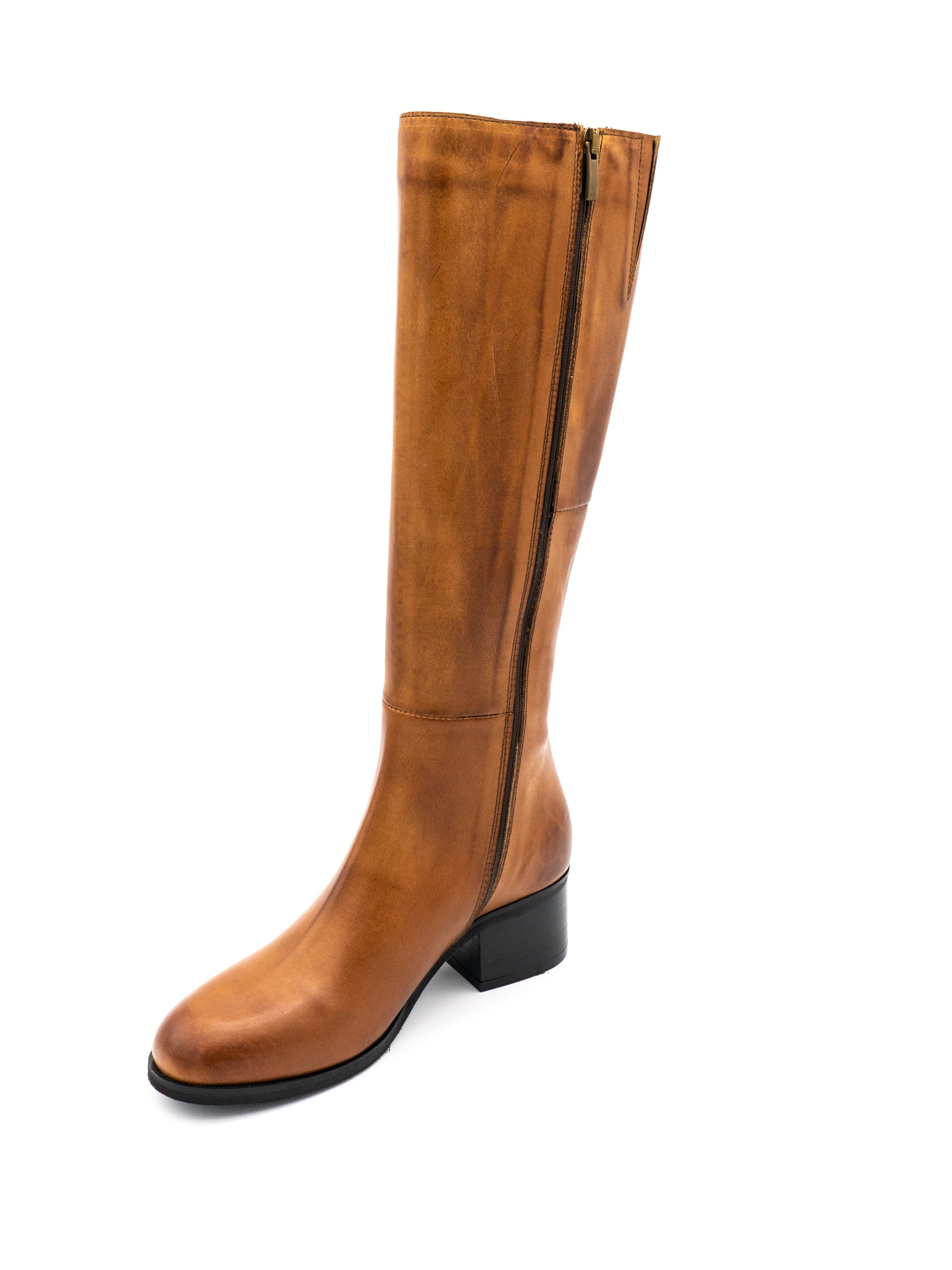 Stivale donna Progetto by Valery PR 38 Cuoio