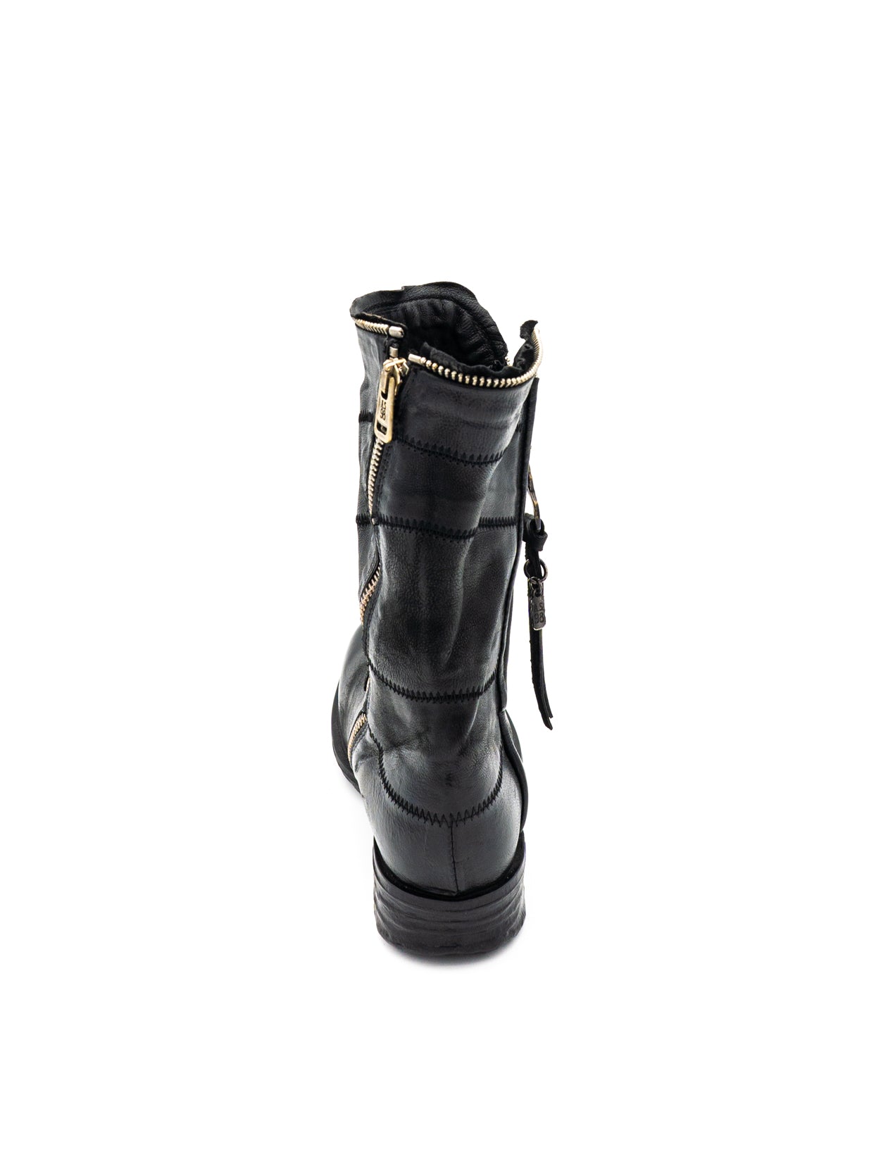 Stivaletto pelle donna AS98 A50214 Nero