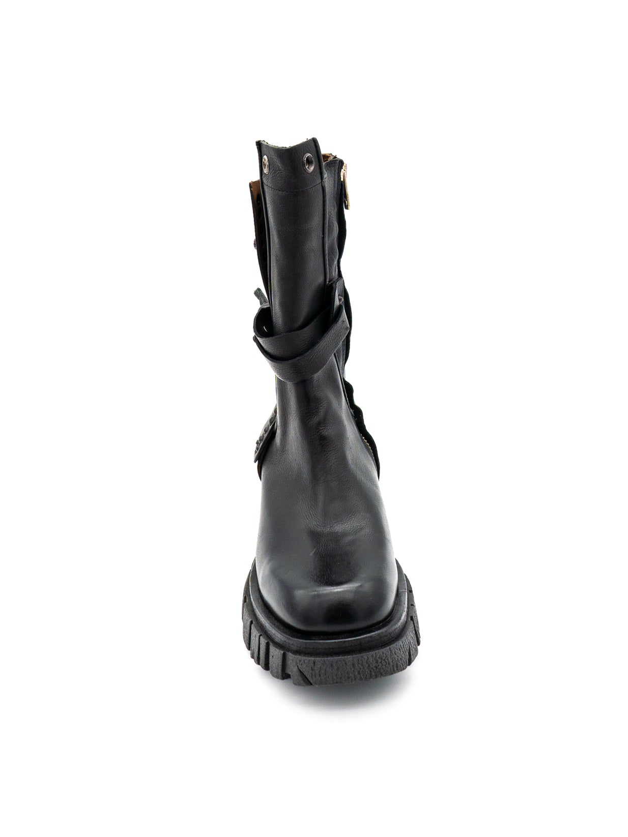 Stivaletto pelle donna AS98 A54202 Nero