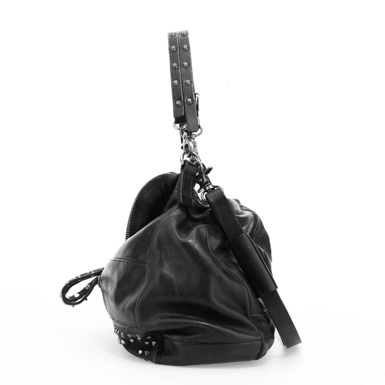 Borsa in pelle donna AS98 200771 Black