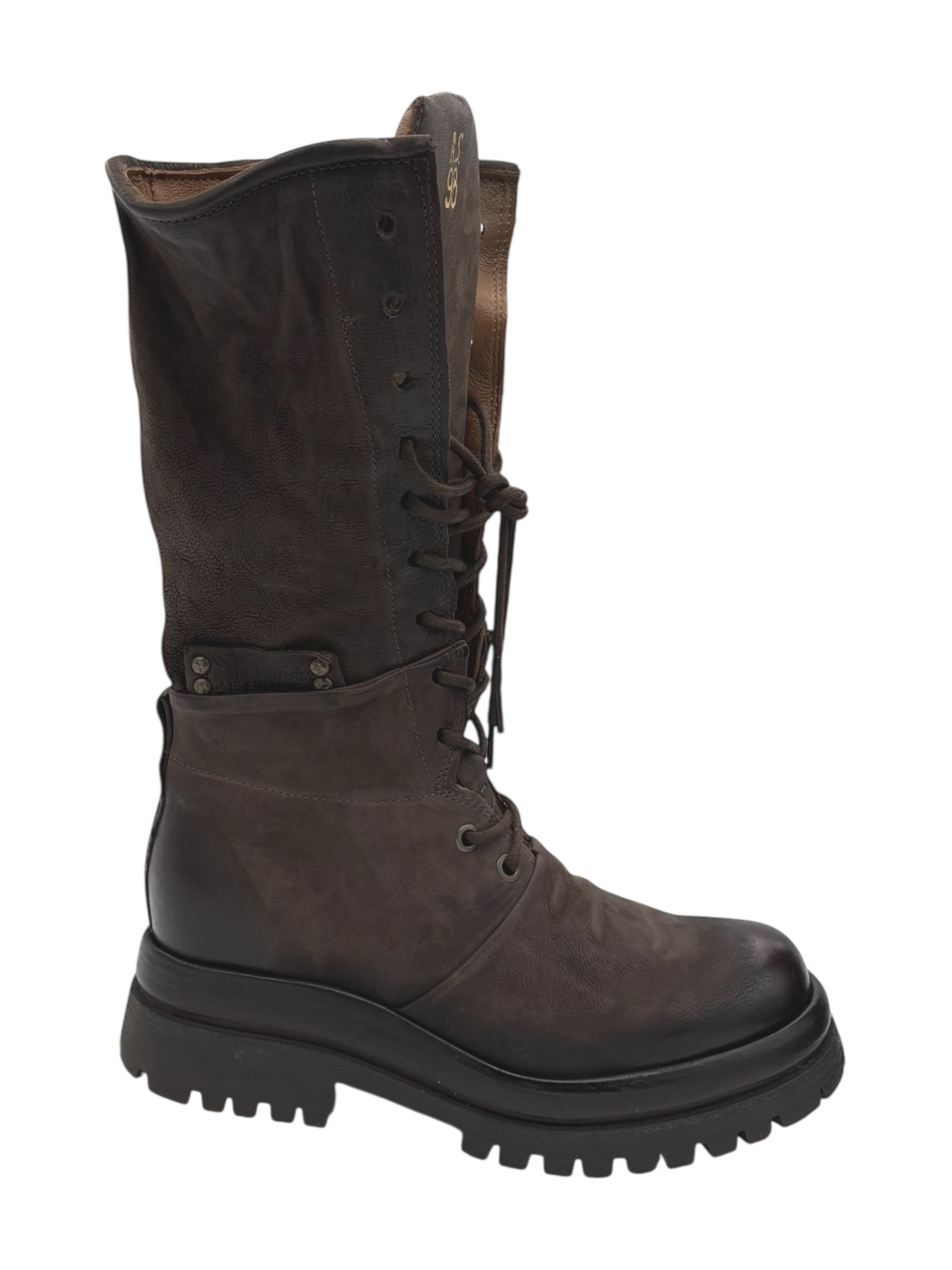 Anfibio pelle donna AS98 Ebano - B51327-
