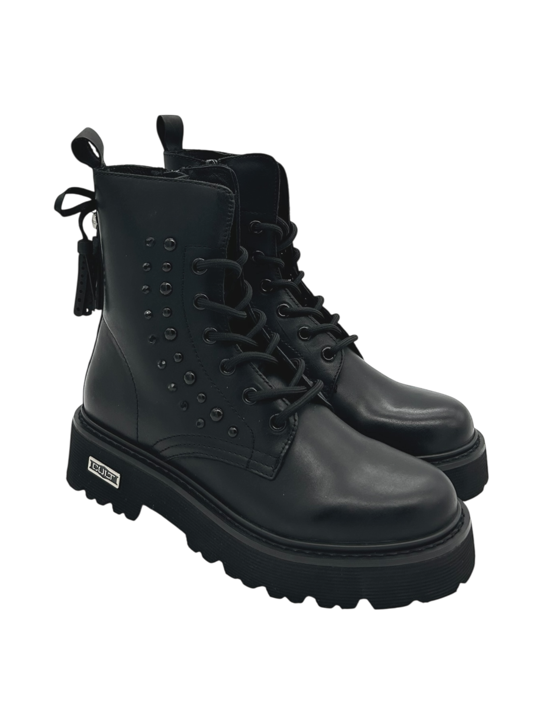 Anfibio pelle donna CULT Black -Slash 4349-
