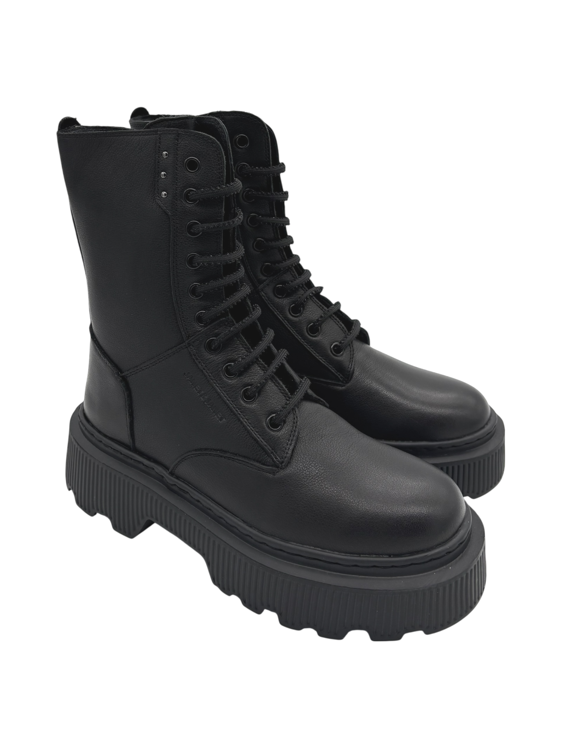 Anfibio pelle donna Janet & Janet Black -J452-