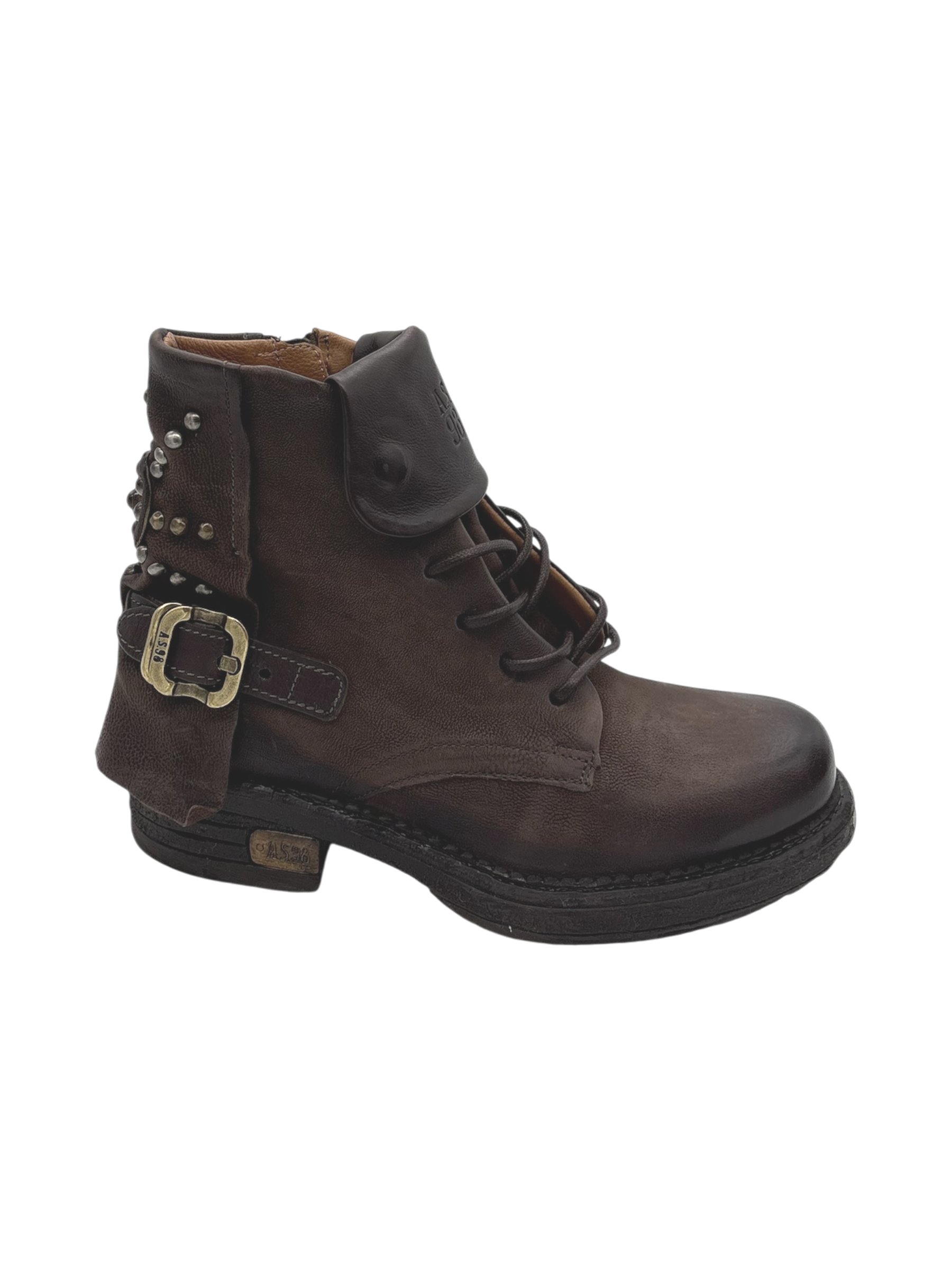 Anfibio Pelle Donna AS98 Ebano C41205
