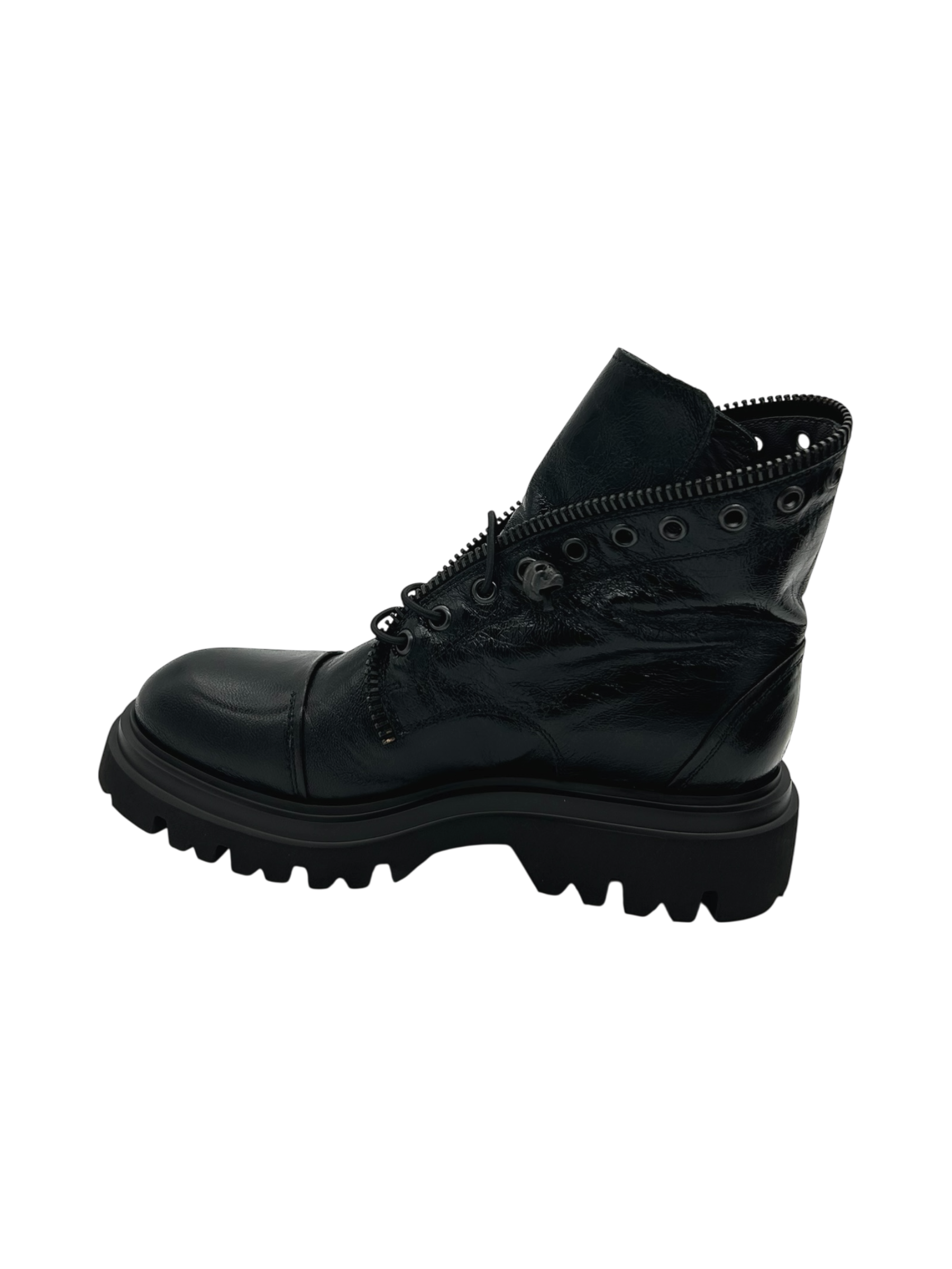 Anfibio pelle donna FRU.IT Black  - 9292 -