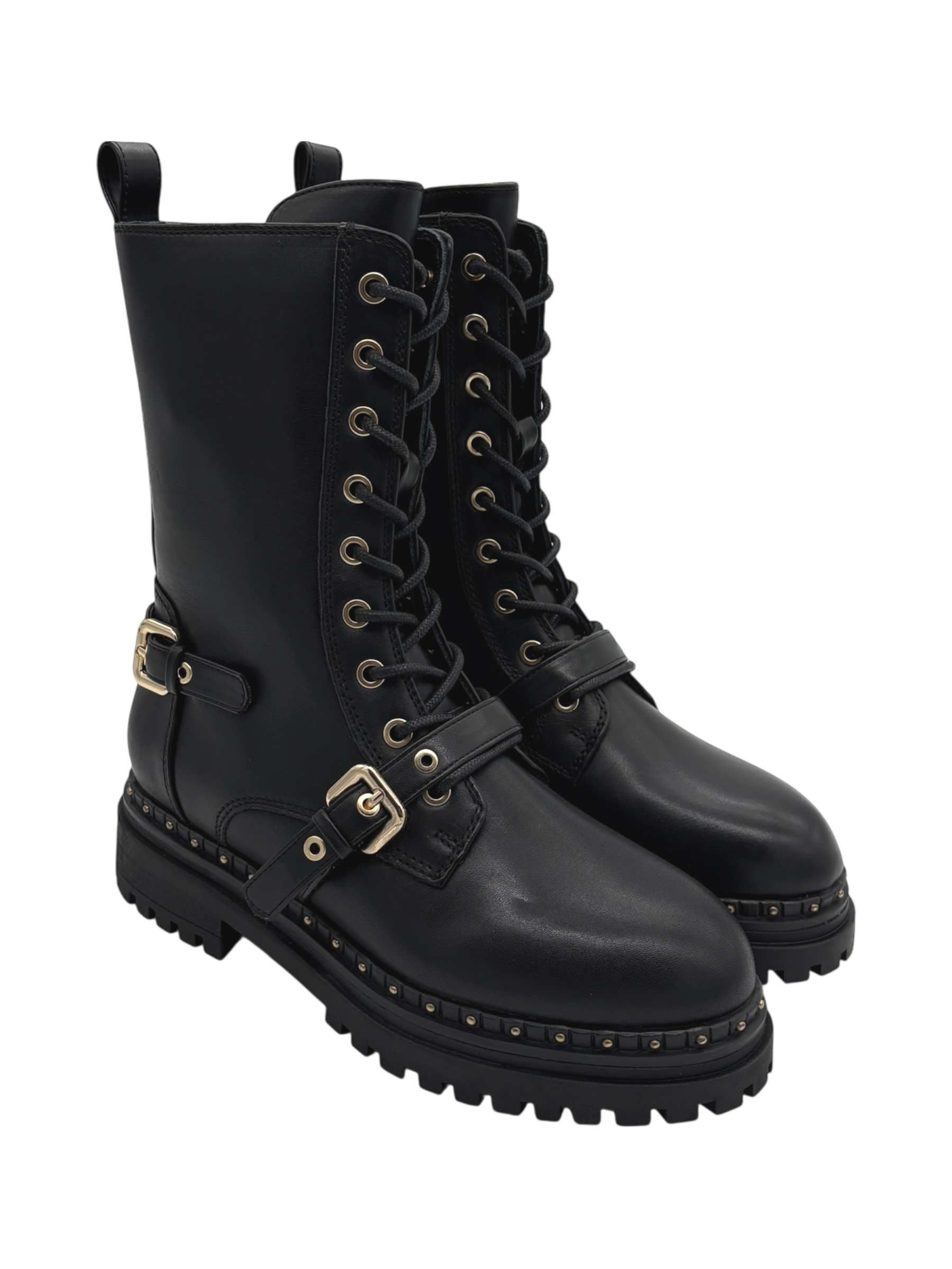 Anfibio pelle donna Apepazza Black  -Uma-
