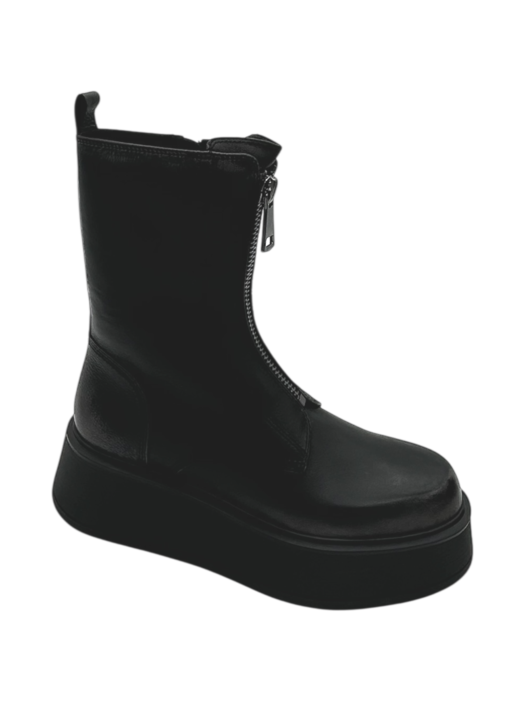 Anfibio pelle donna BRUNO PREMI Nero -BM6103X-