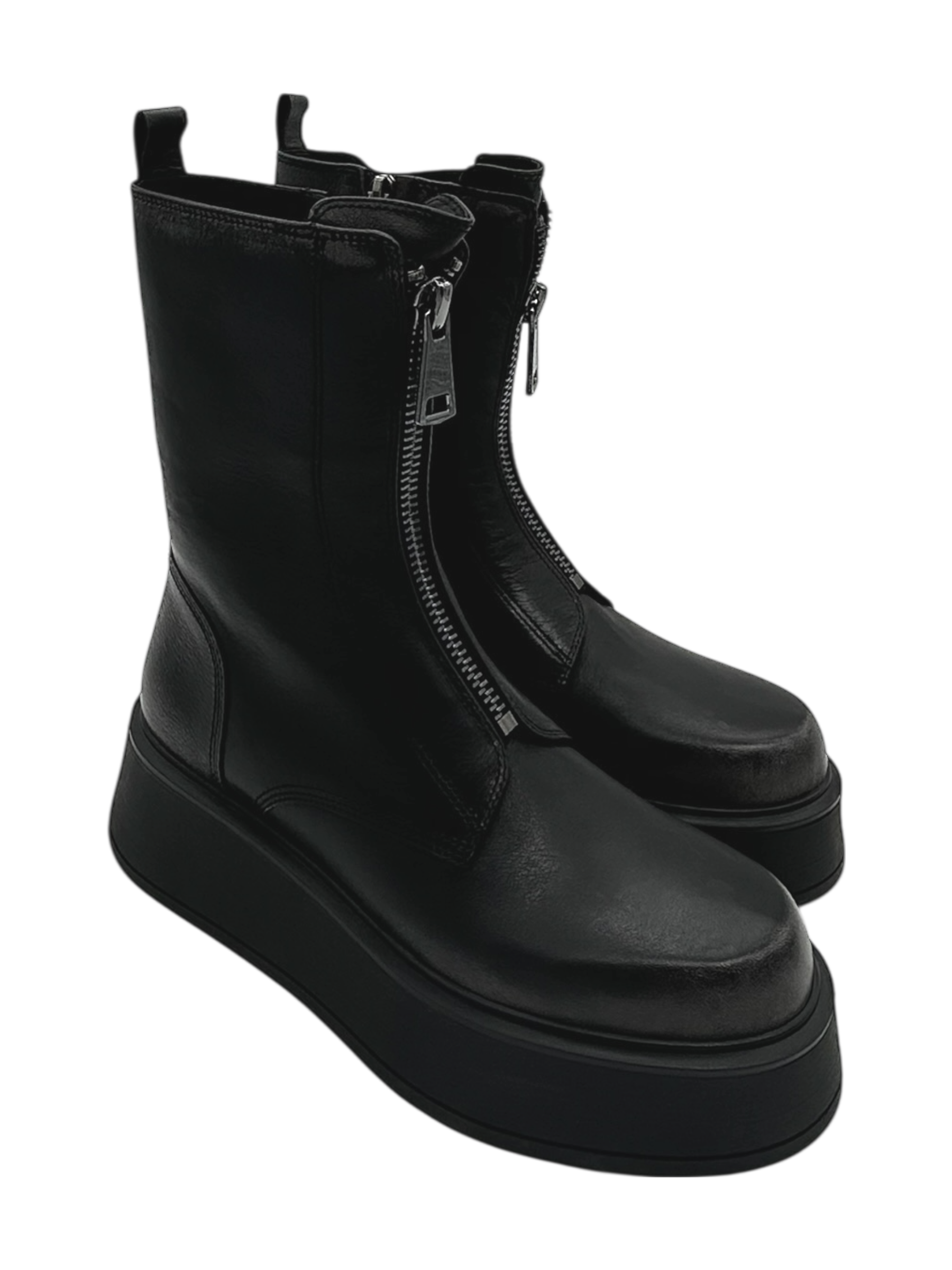 Anfibio pelle donna BRUNO PREMI Nero -BM6103X-