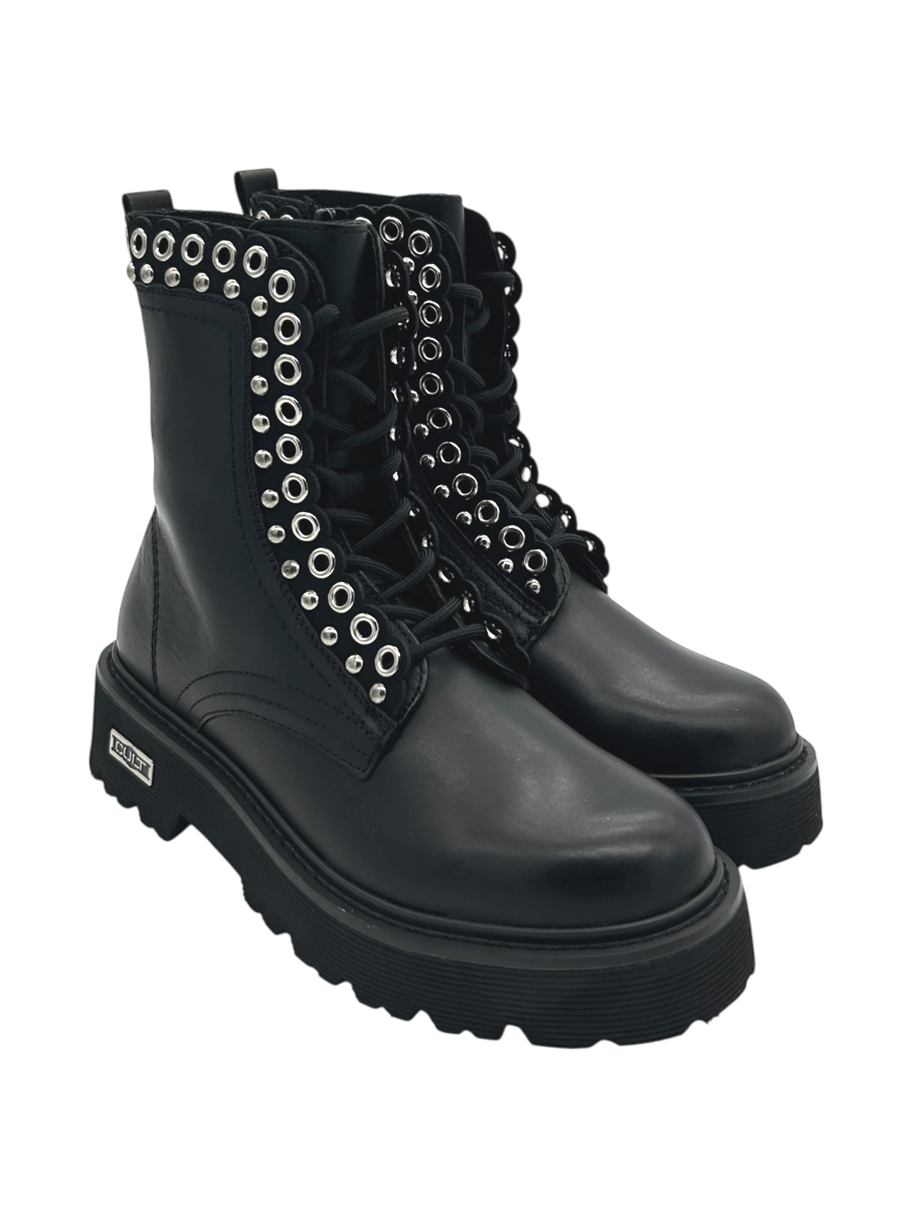 Anfibio pelle donna CULT Black -Slash 4591-