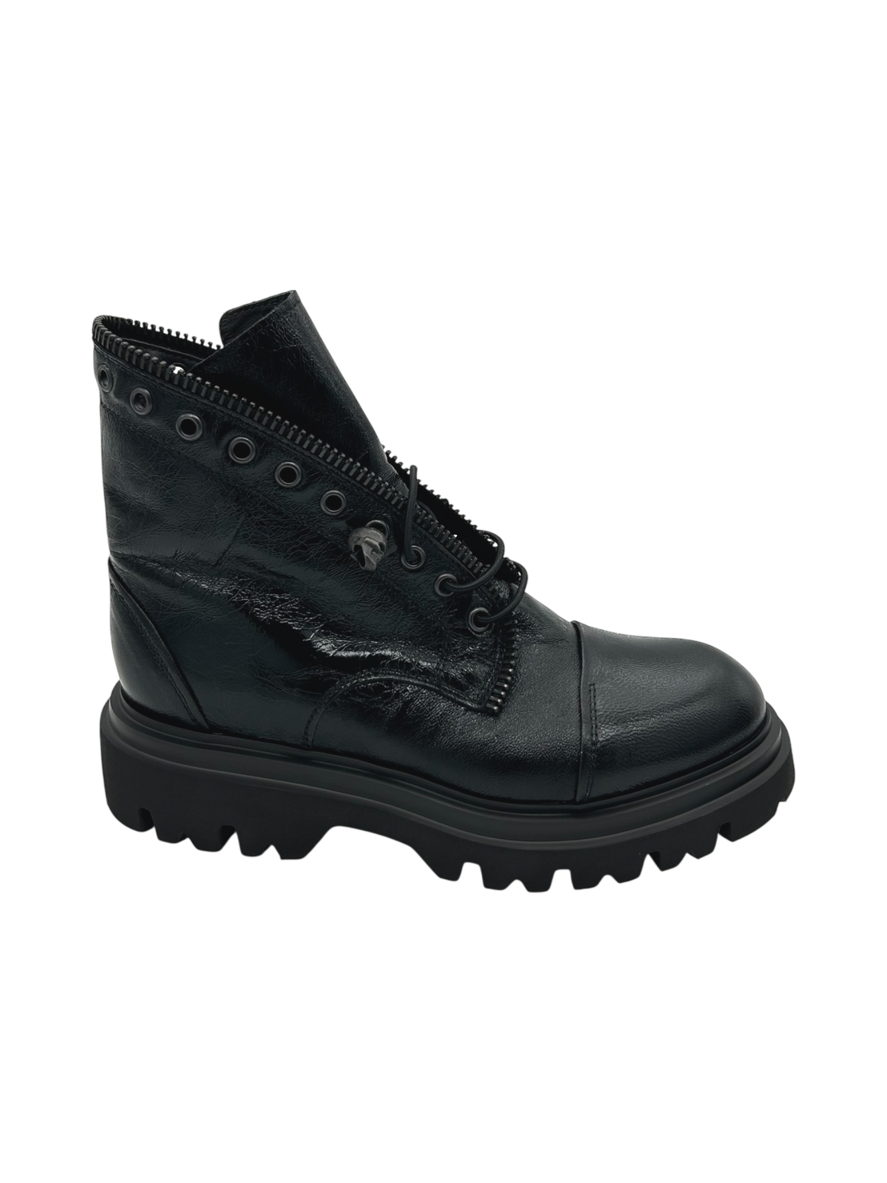 Anfibio pelle donna FRU.IT Black  - 9292 -