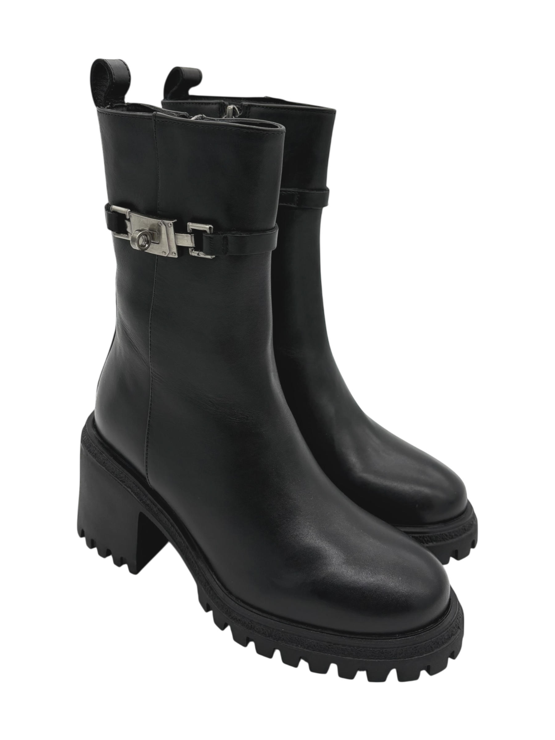 Anfibio pelle donna GIO+ Black - Deva 10 -