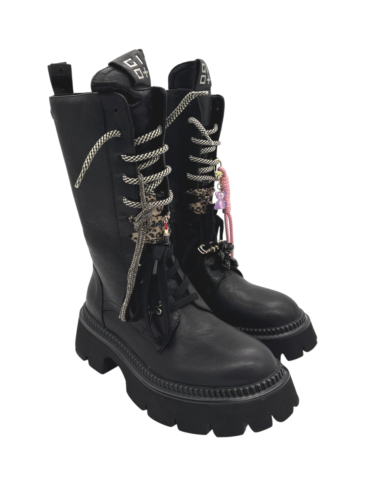Anfibio pelle donna GIO+ Greta01A Nero