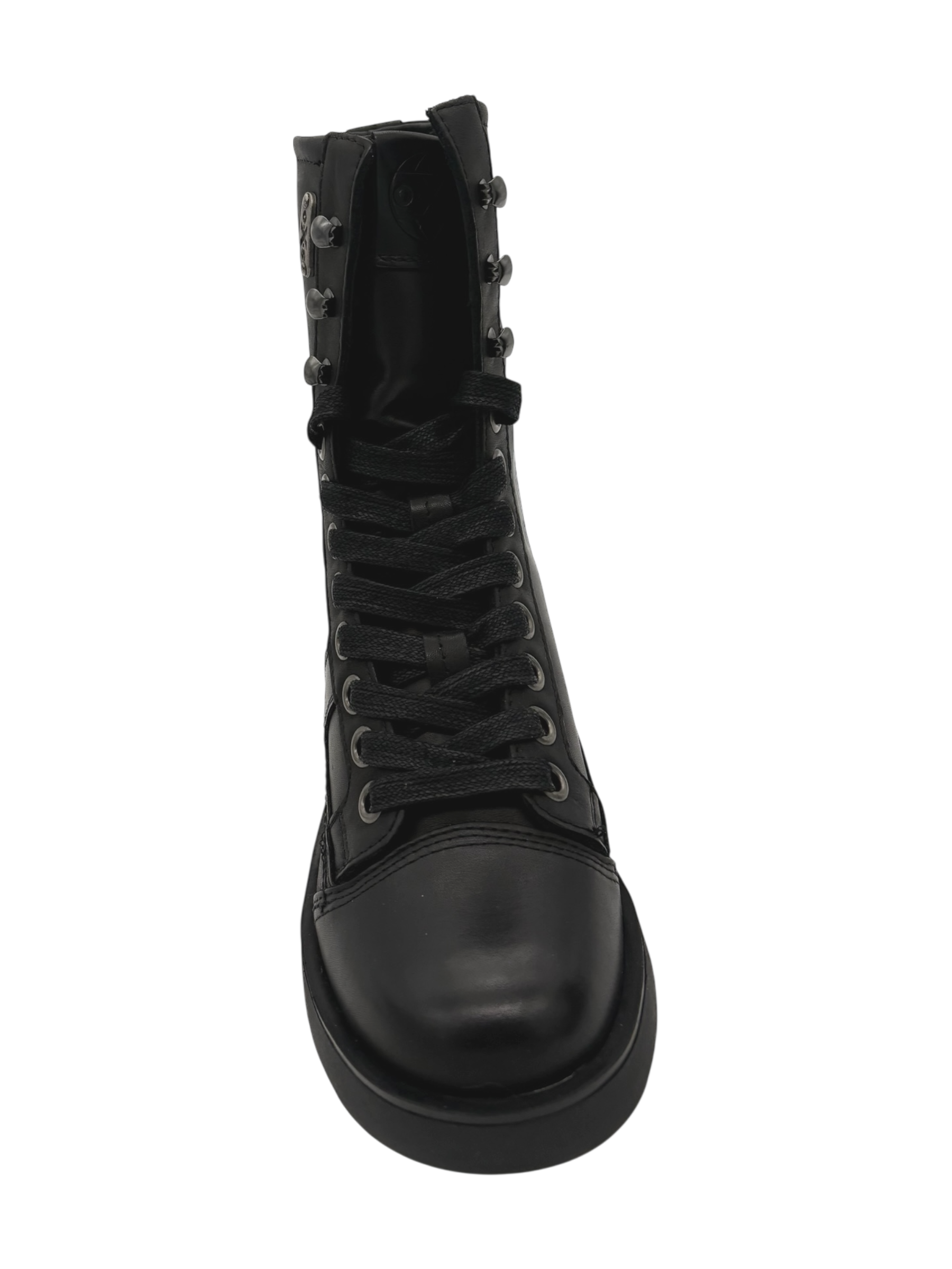Anfibio pelle donna Oxs Nero -Frank 0021-