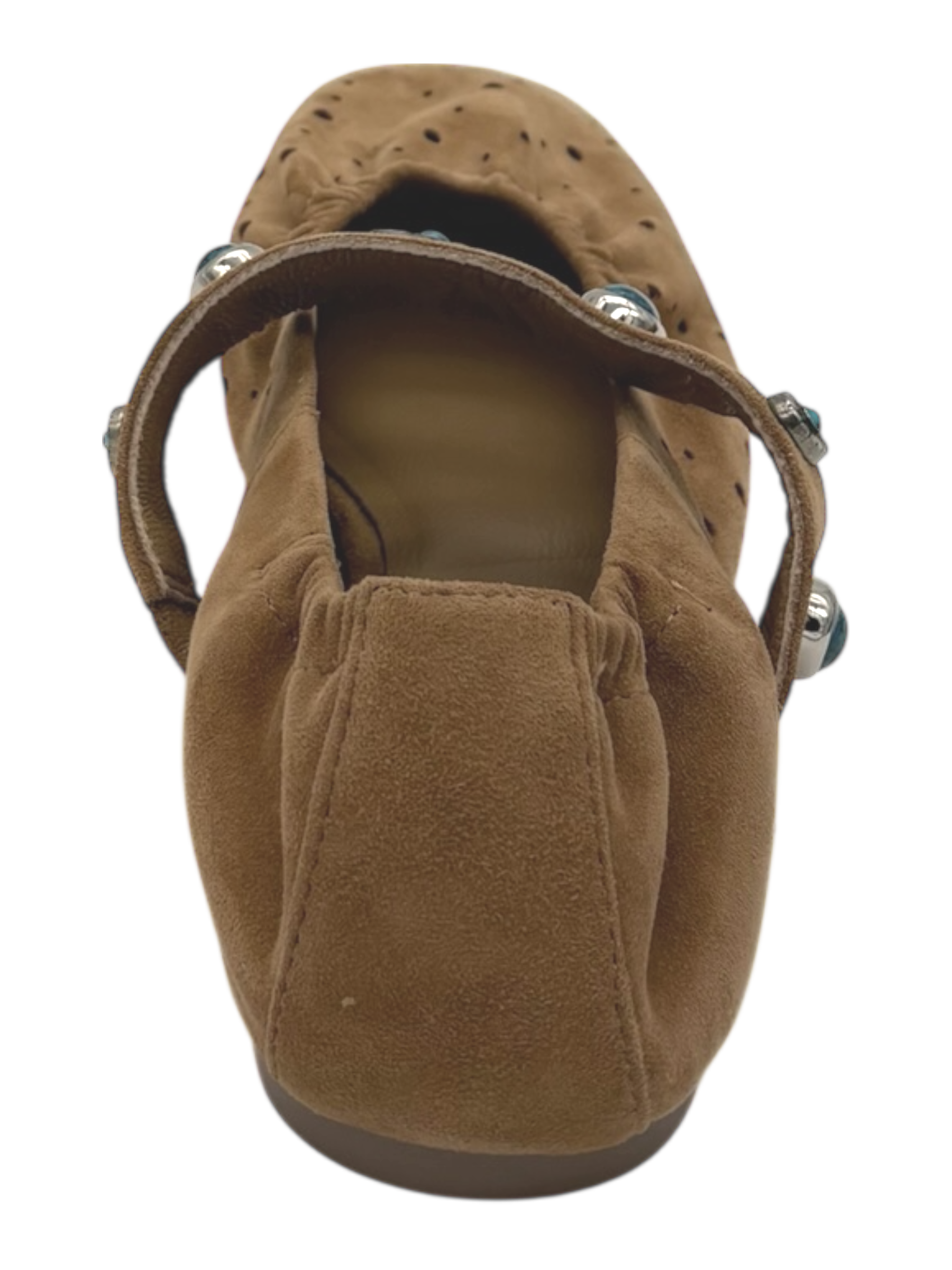 Ballerina camoscio donna Apepazza Cognac - Dafne 03-