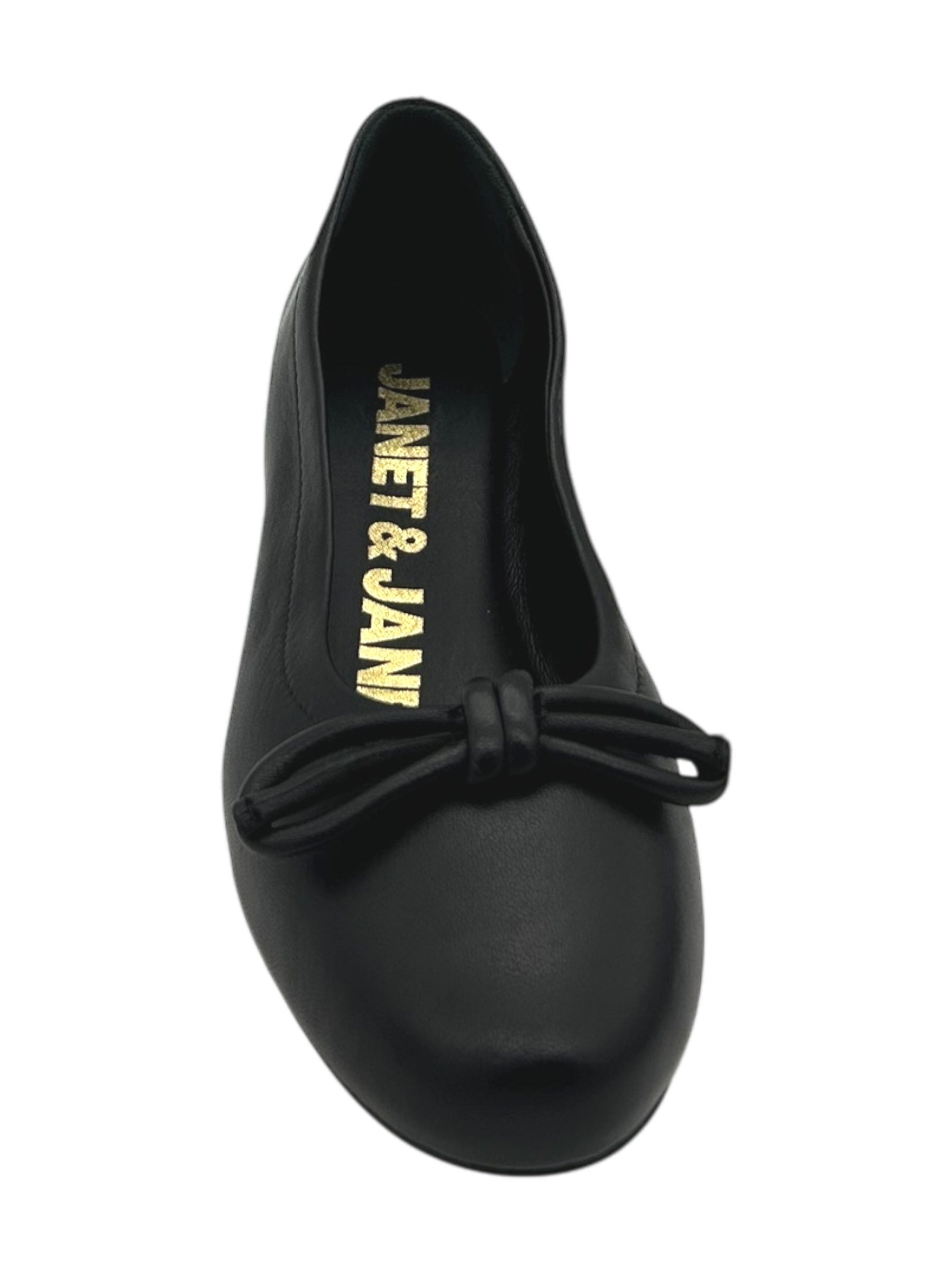 Ballerina pelle donna Janet & Janet Nero  -  J 076 -