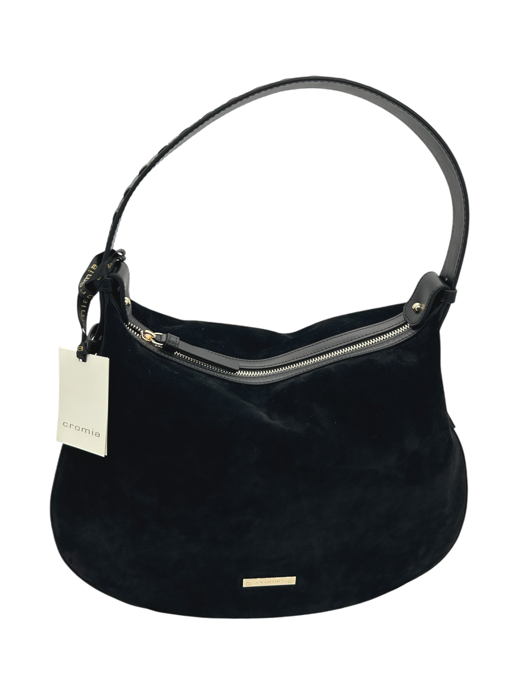 Borsa donna in camoscio Cromia Nero - 1405850 -