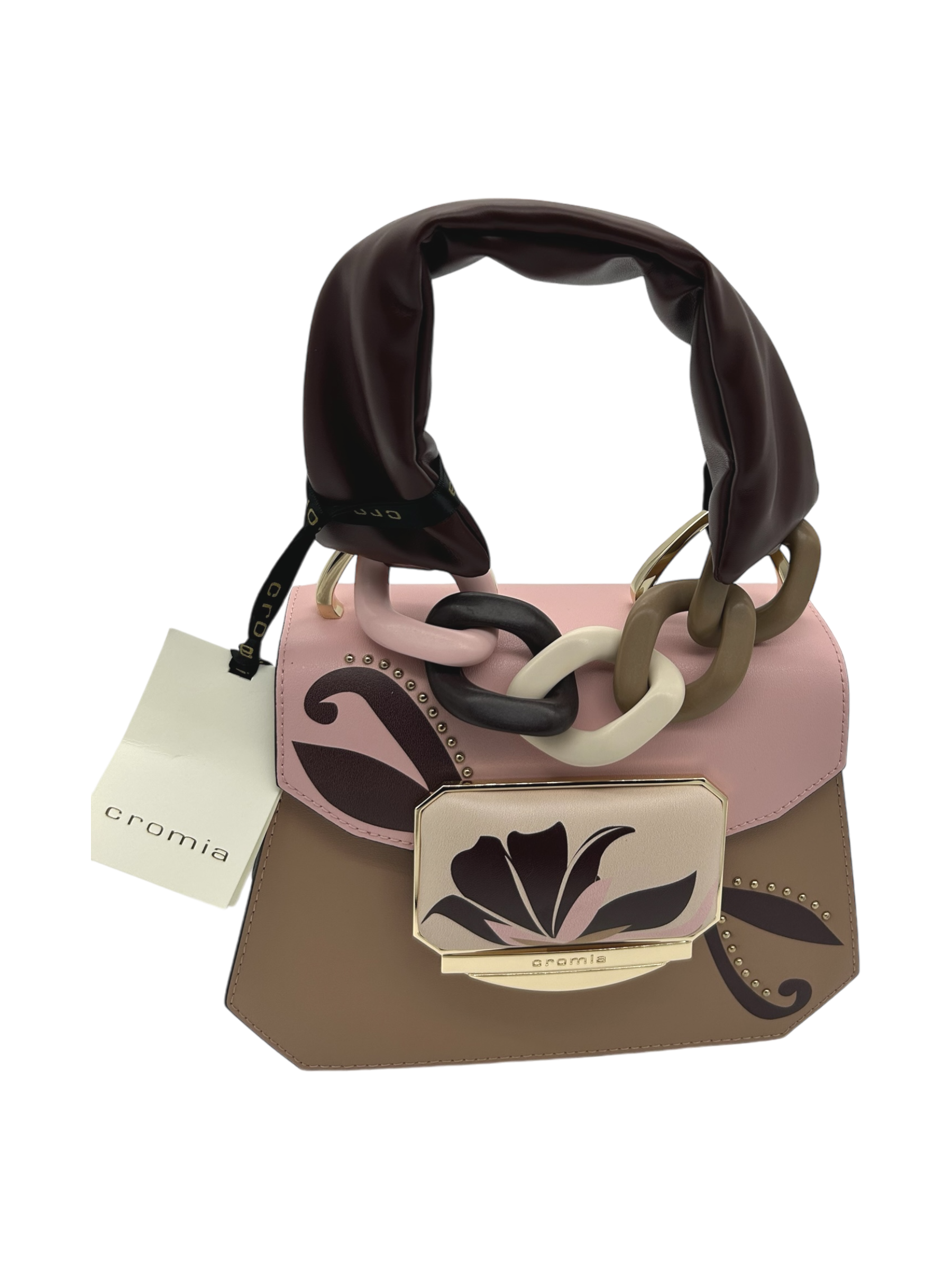 Borsa donna in pelle Cromia Taupe - 1405795 -