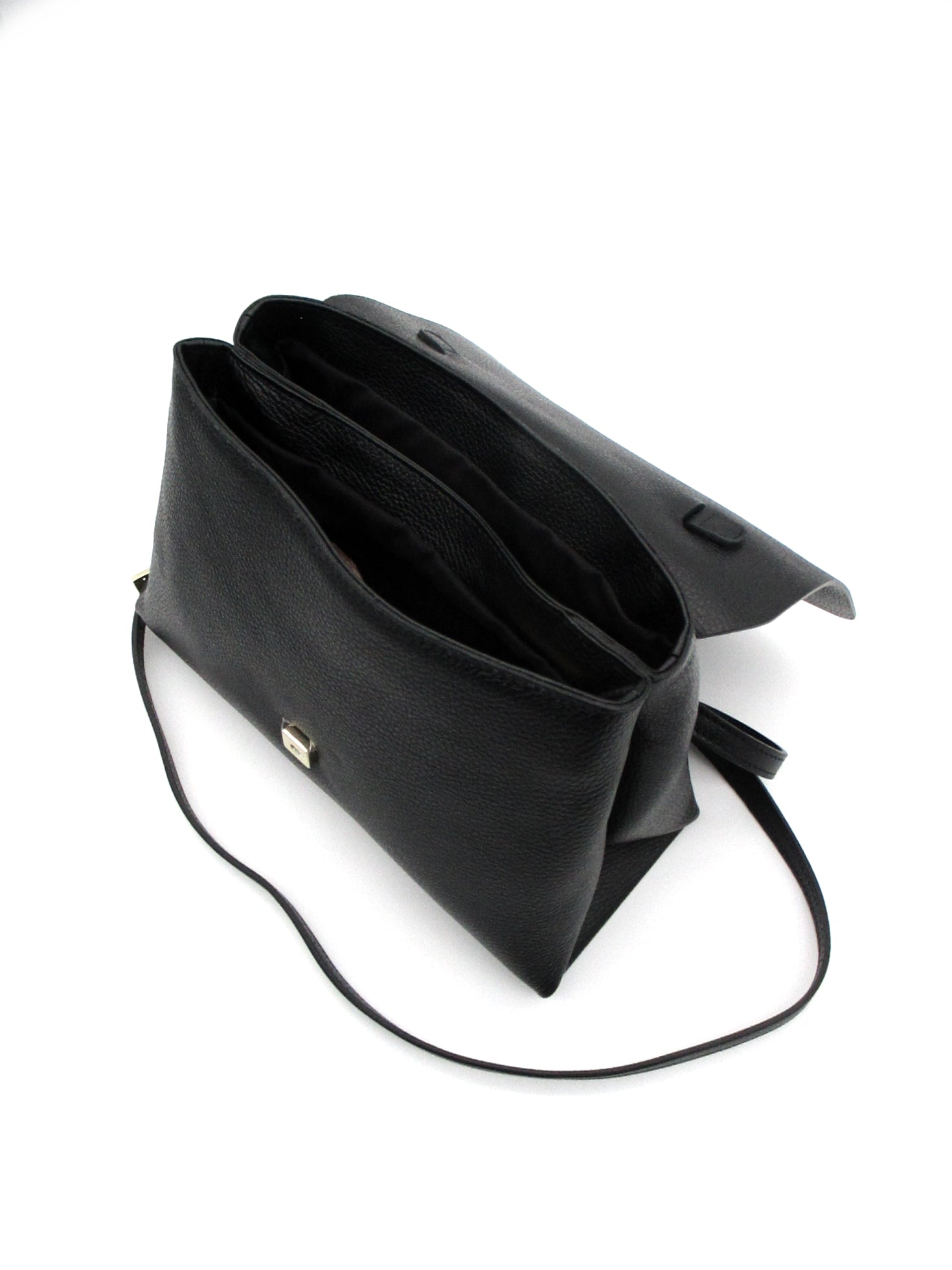 Borsa donna in pelle Cromia black - 1405583 -