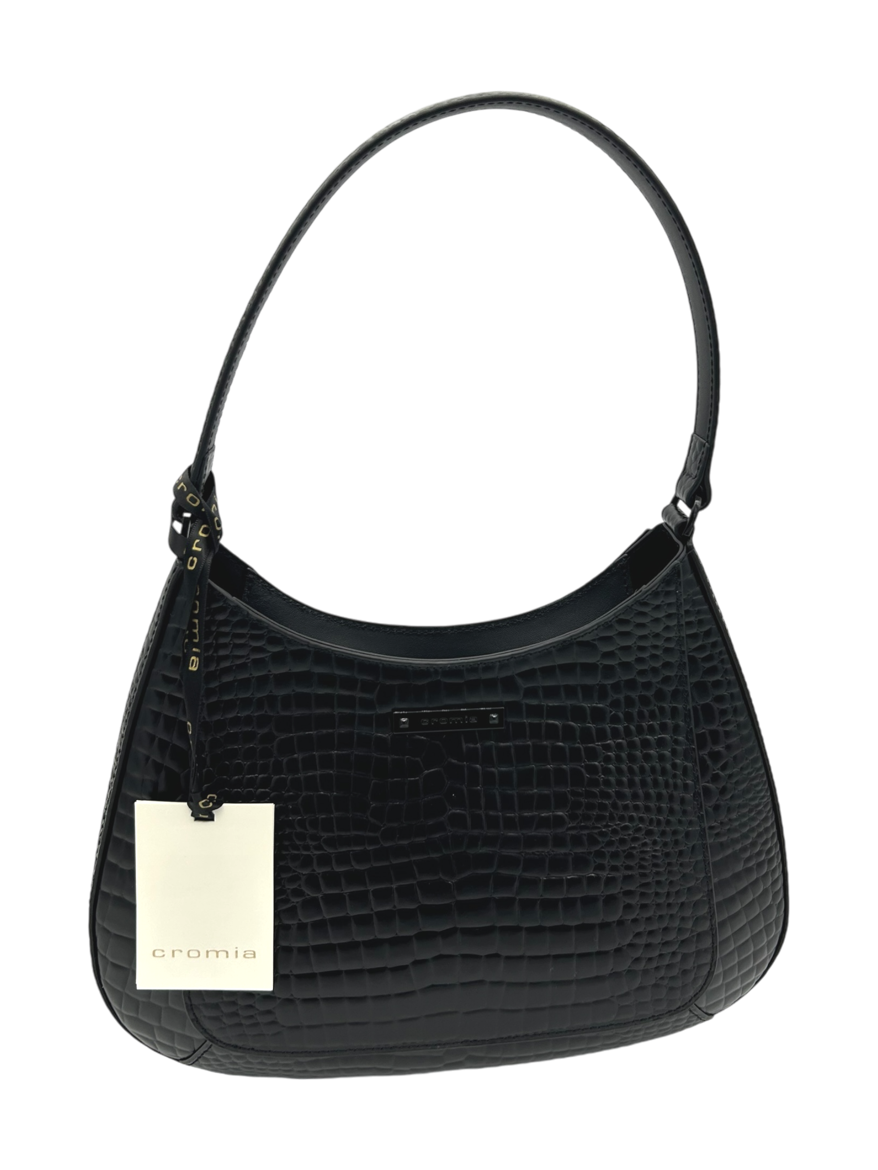 Borsa donna in pelle Cromia black - 1405820 -