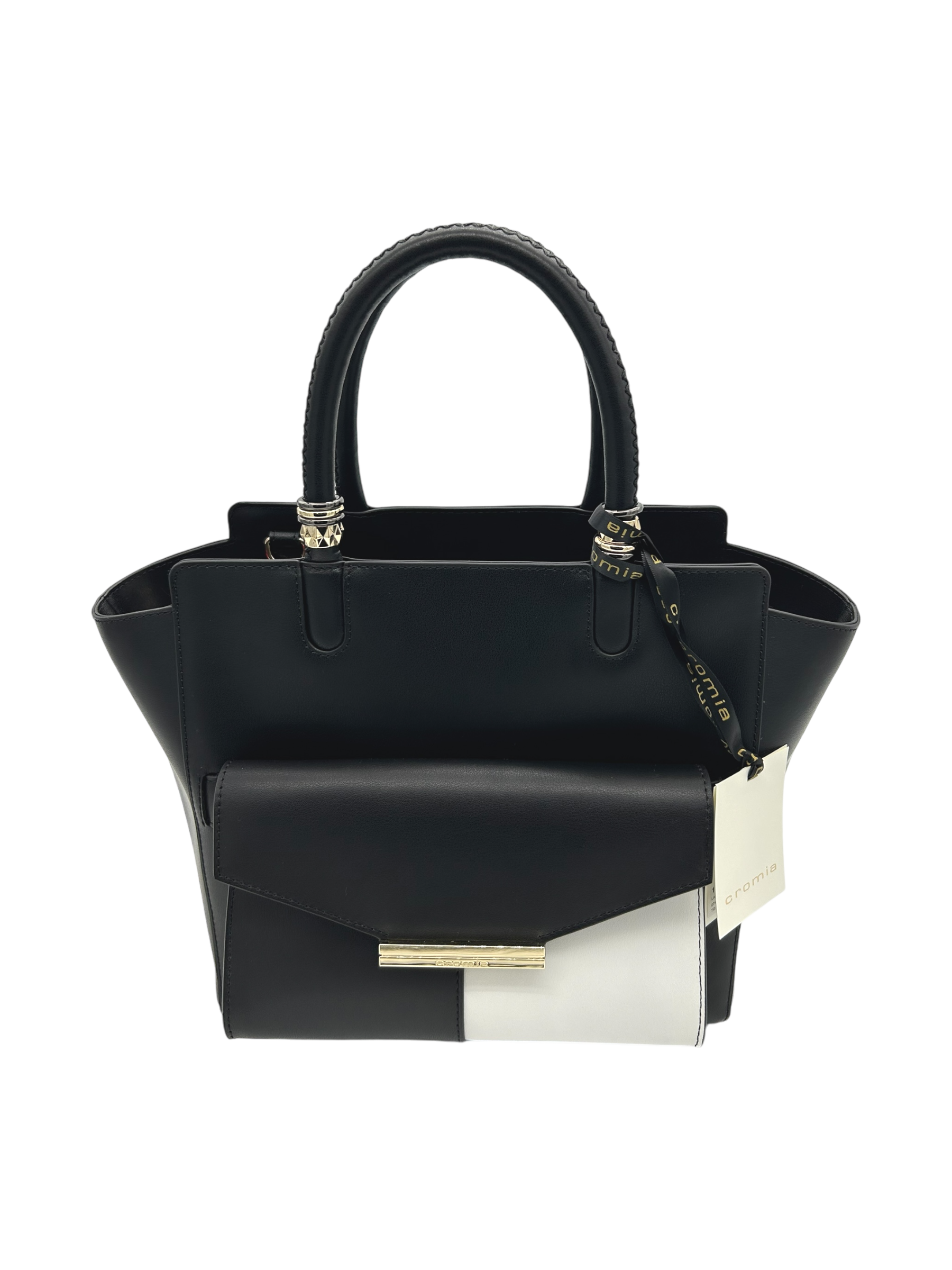 Borsa donna in pelle Cromia black - 1405833 -