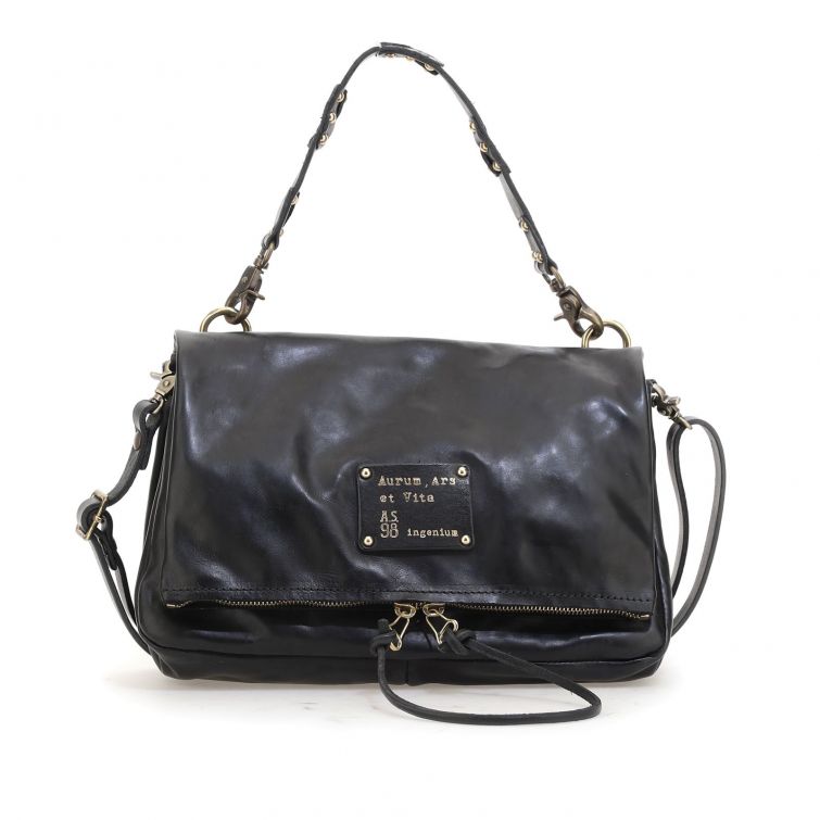 Borsa pelle AS98 Black - 200503 -