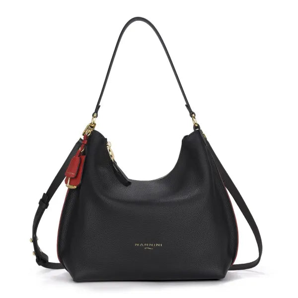 Borsa pelle Nannini Black - 18765 -