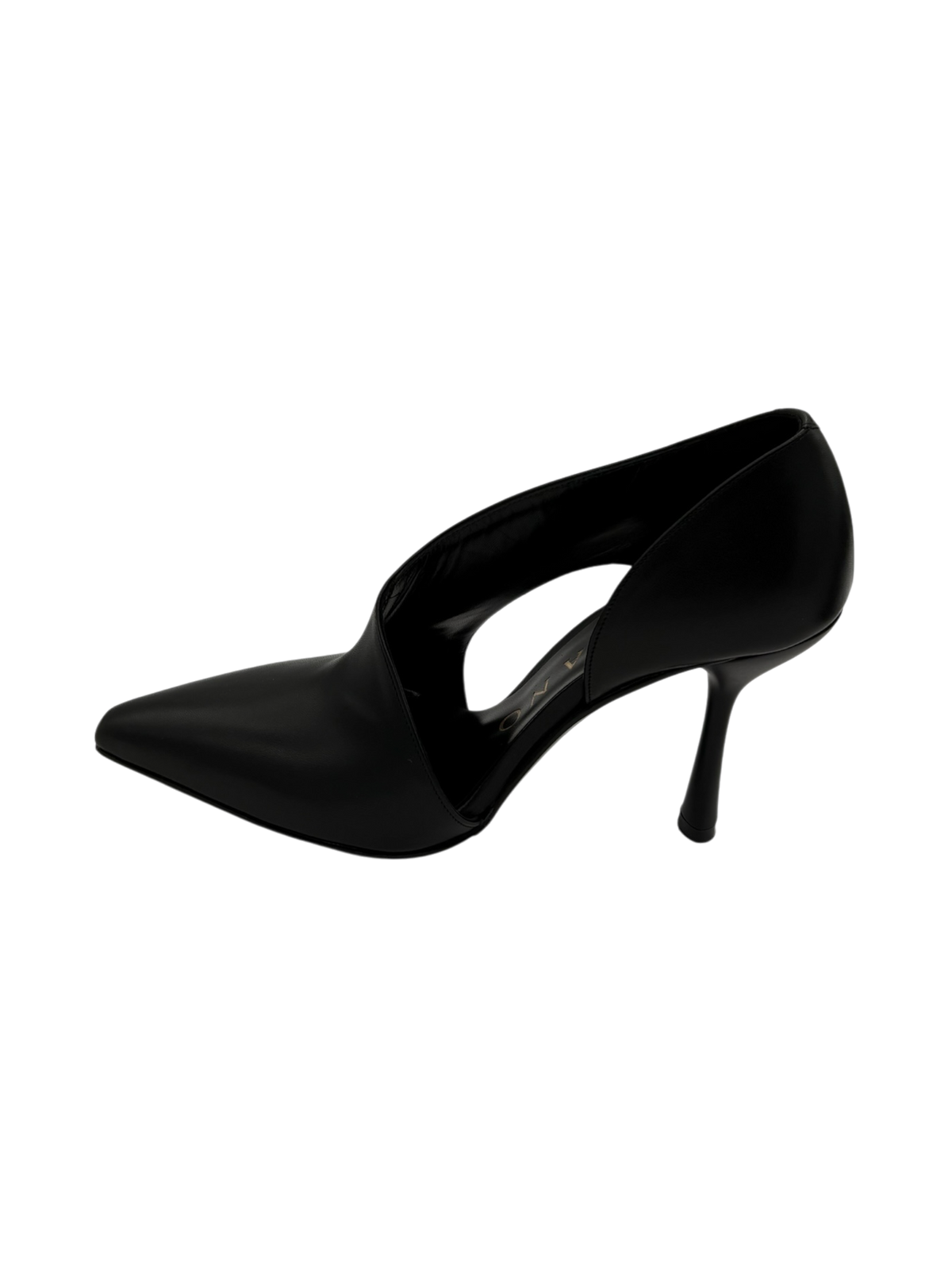 Décolleté Albano 4338 in pelle nera con tacco 9 cm