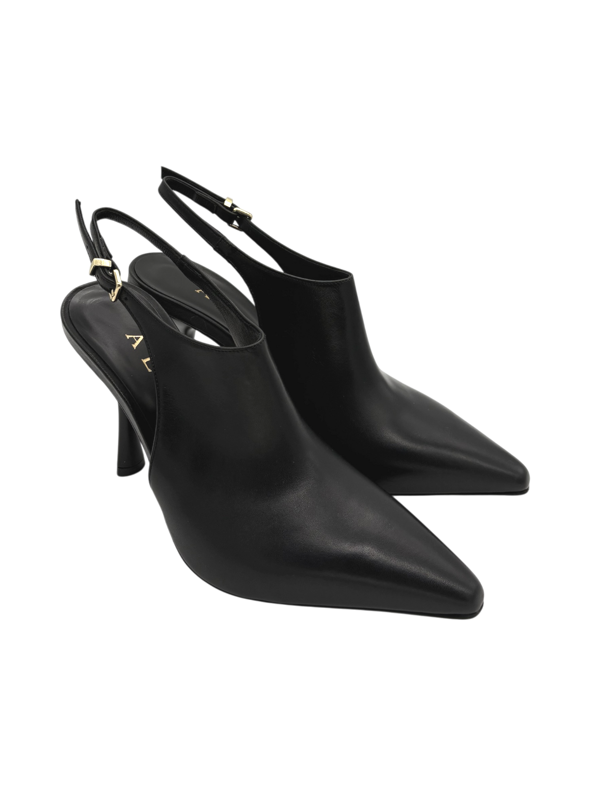 Décolleté Albano 4364 in pelle nera con tacco 9 cm