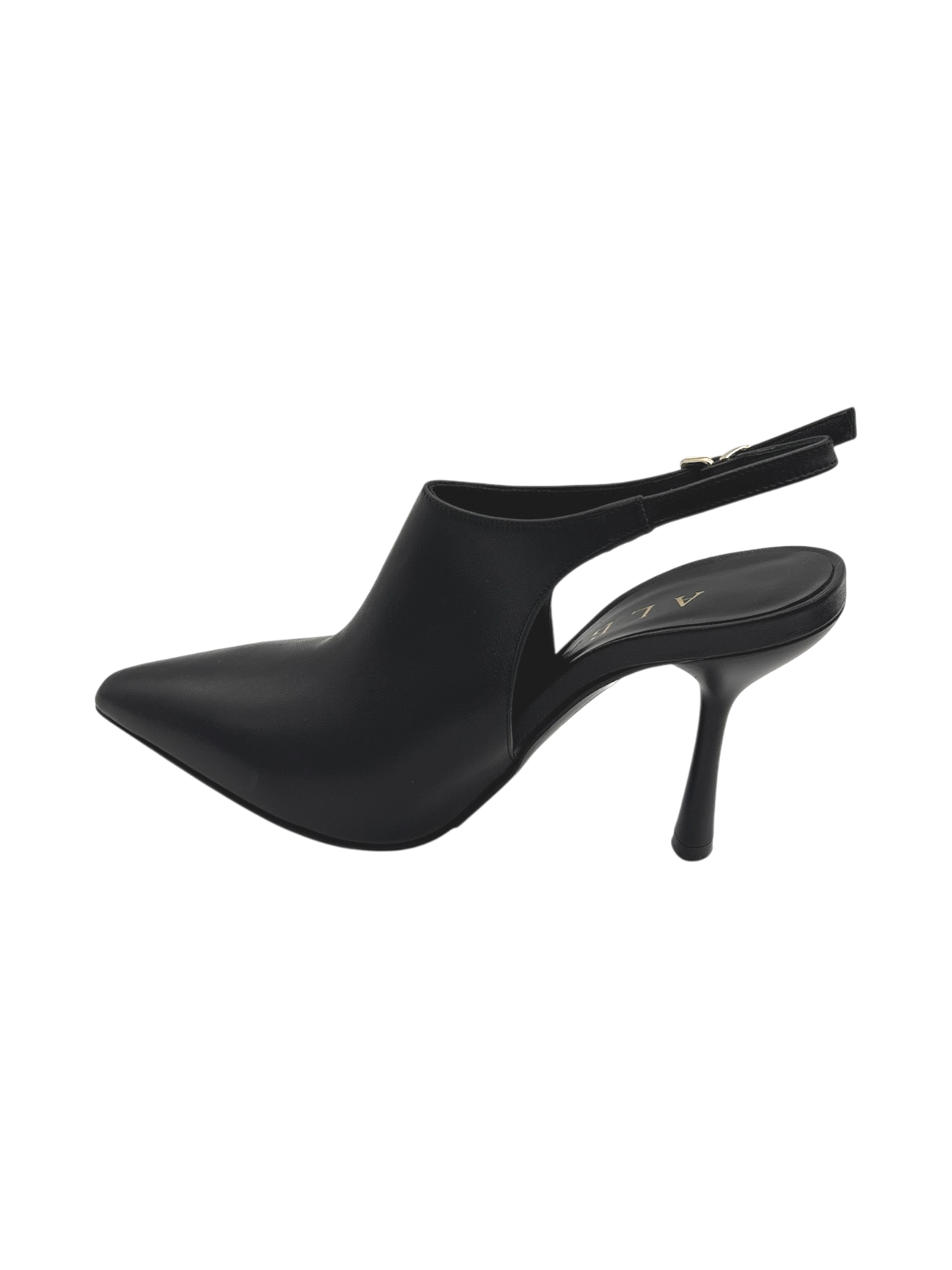 Décolleté Albano 4364 in pelle nera con tacco 9 cm