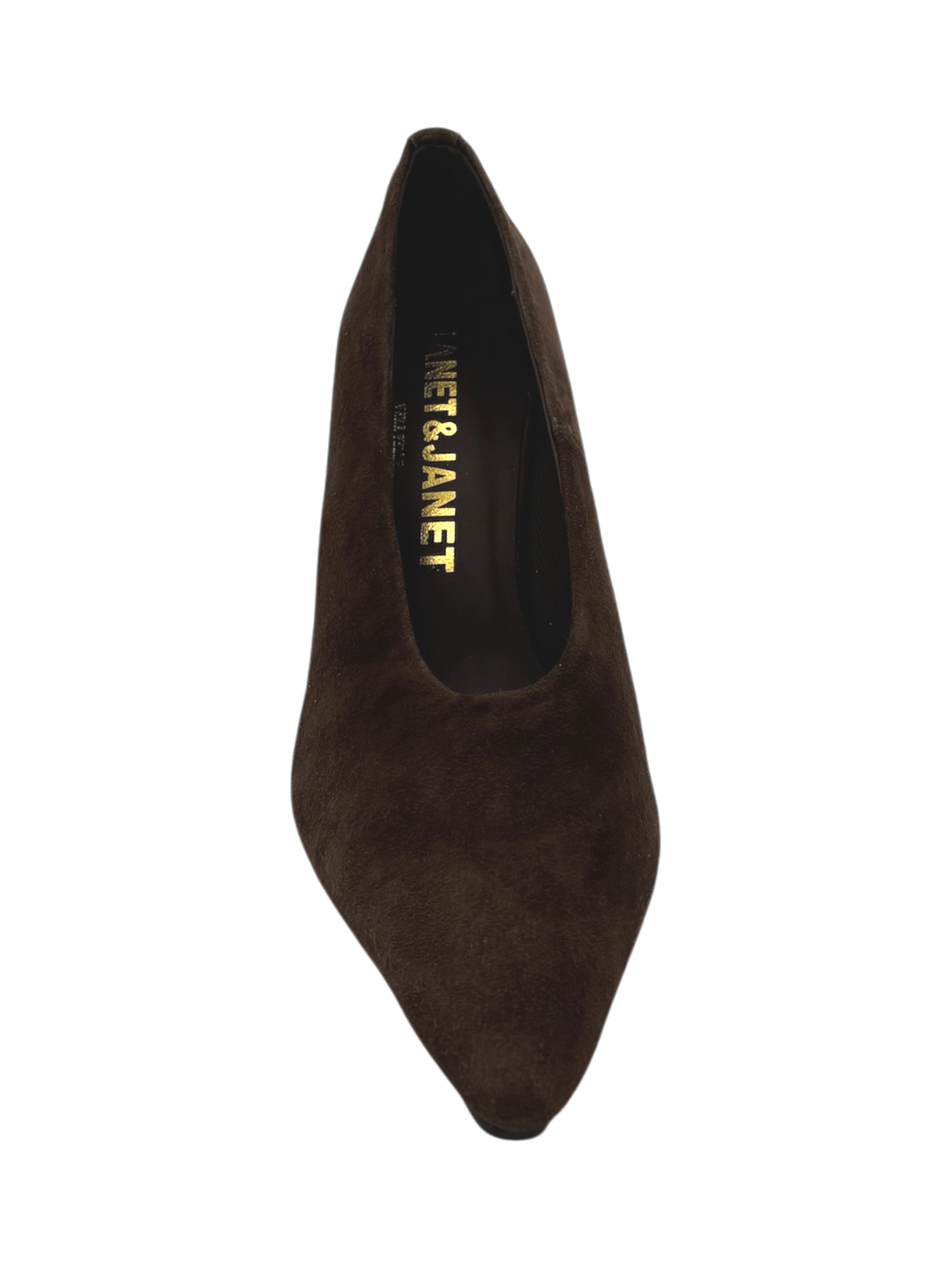 Décolleté donna Janet & Janet J1234 in camoscio Dark Brown