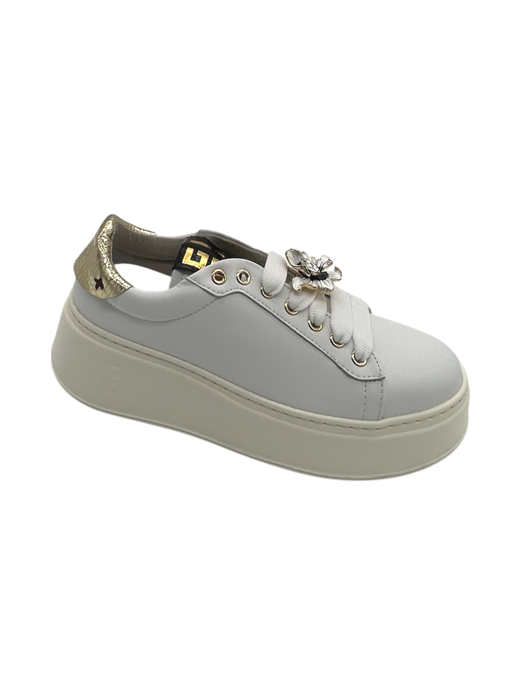 Sneakers pelle donna GIO+ White - PIA 438A -