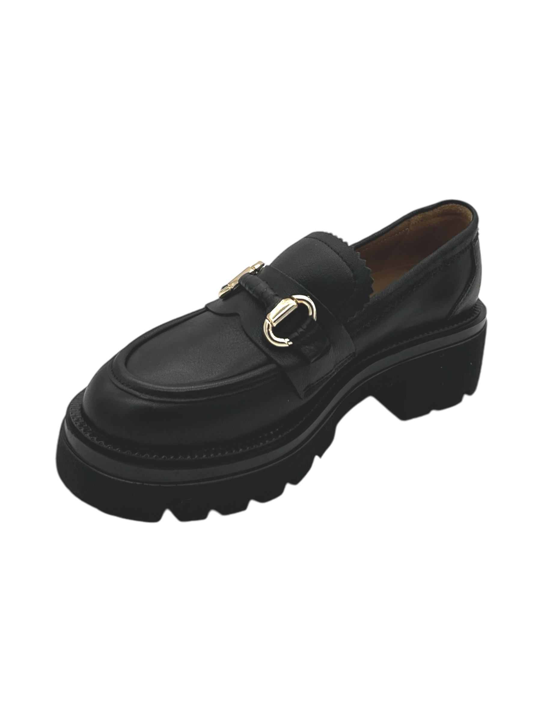 Mocassino donna Albano  Bottolato Nero  - 2709 -