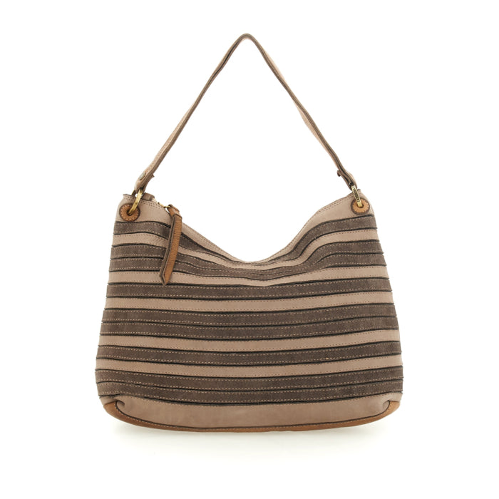Borsa pelle Caterina Lucchi Taupe - L012850ND -